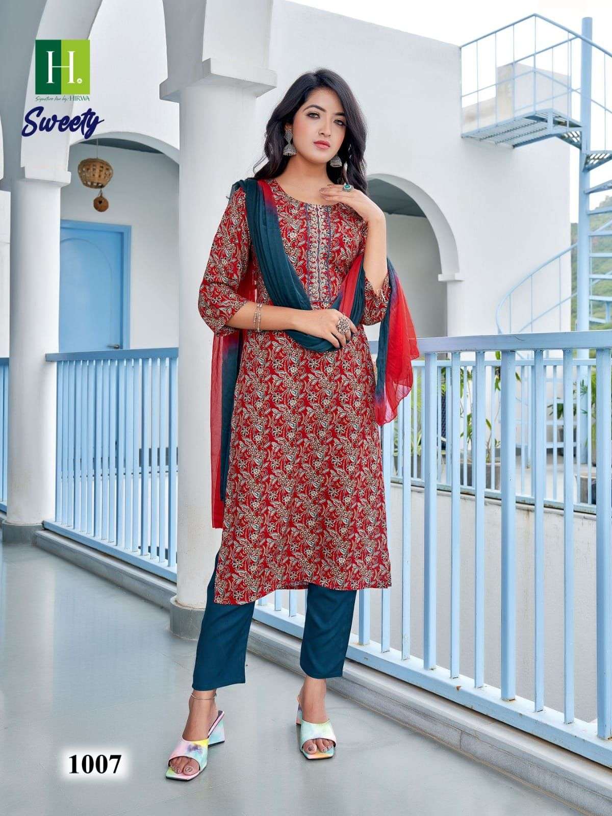 HIRWA SWEETY Kurti Wholesale catalog