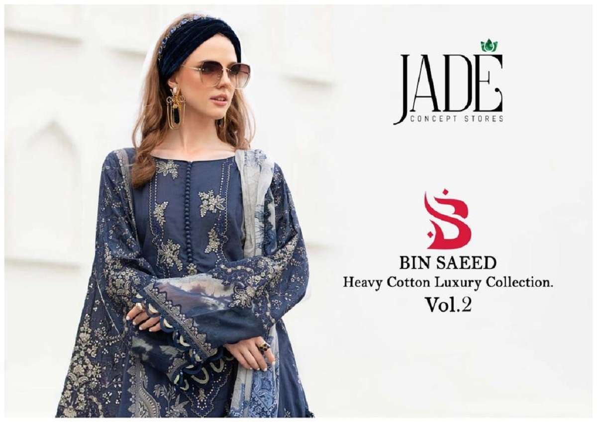 Jade Bin Saeed Vol-2 – Dress Material - Wholesale Catalog