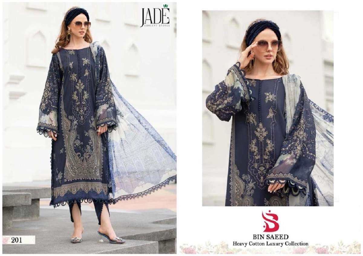 Jade Bin Saeed Vol-2 – Dress Material - Wholesale Catalog