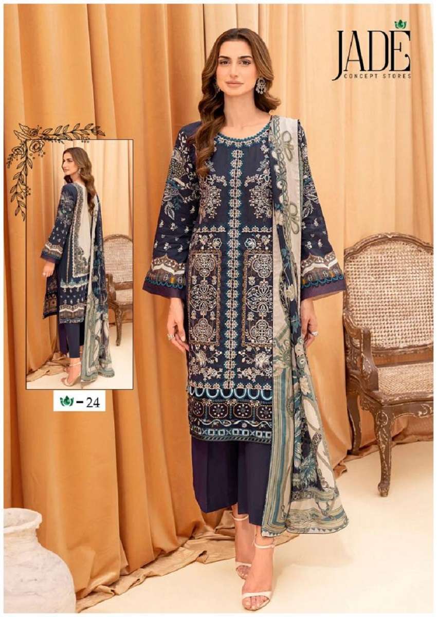 Jade Chevron Vol-3 - Dress Material  - Wholesale Catalog 