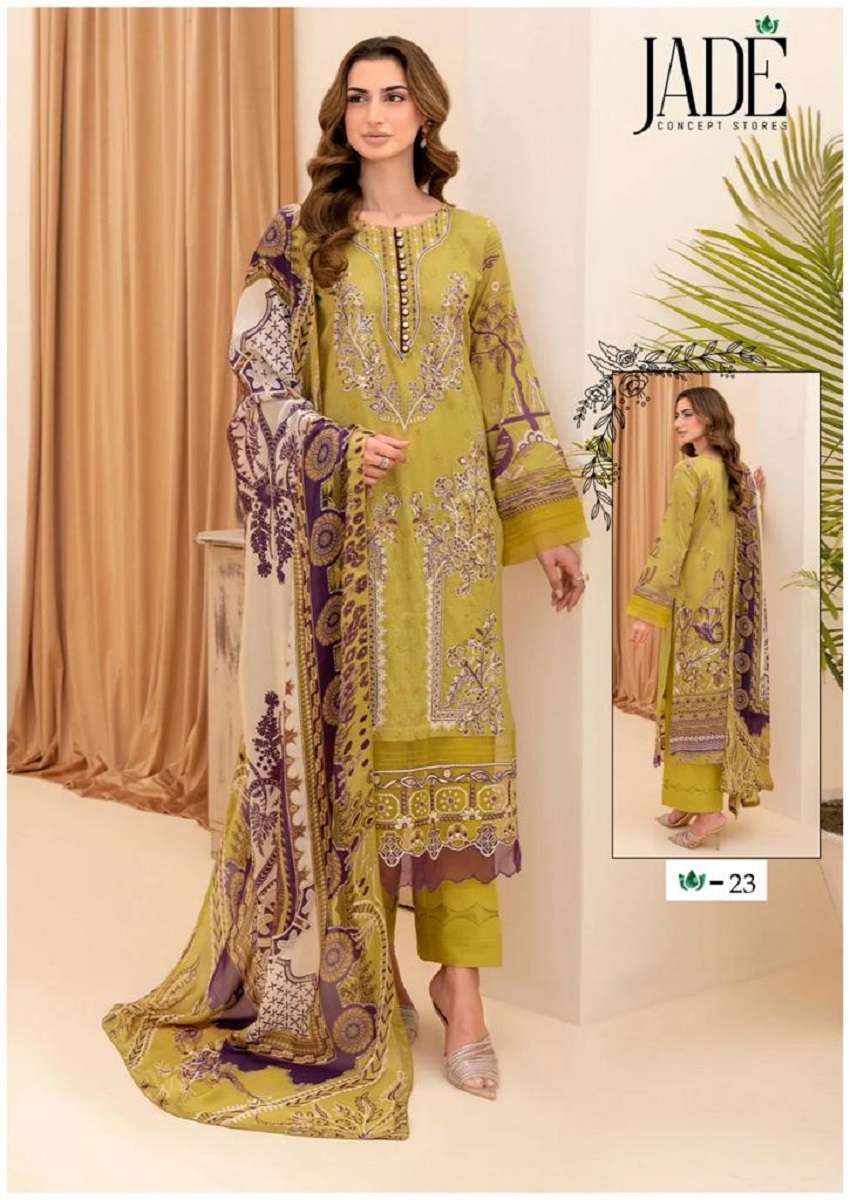Jade Chevron Vol-3 - Dress Material  - Wholesale Catalog 