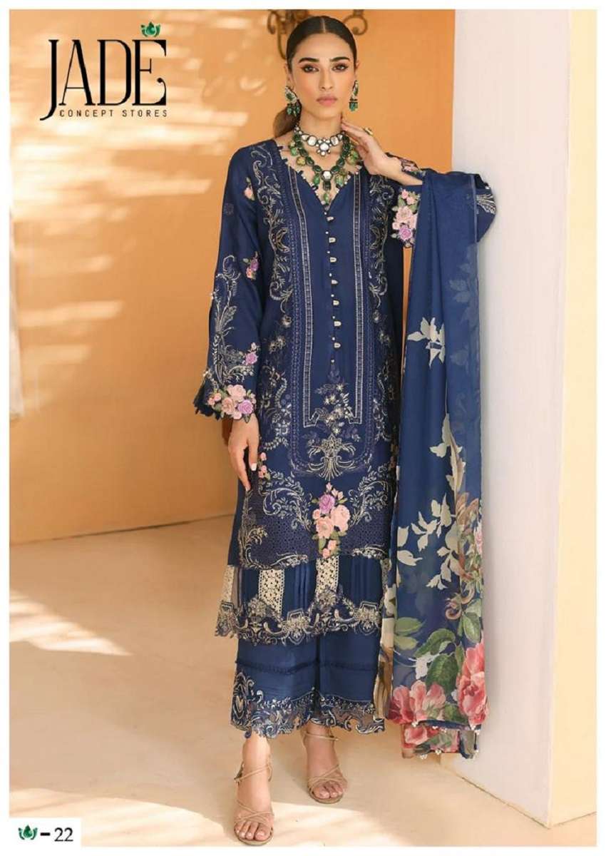 Jade Chevron Vol-3 - Dress Material  - Wholesale Catalog 