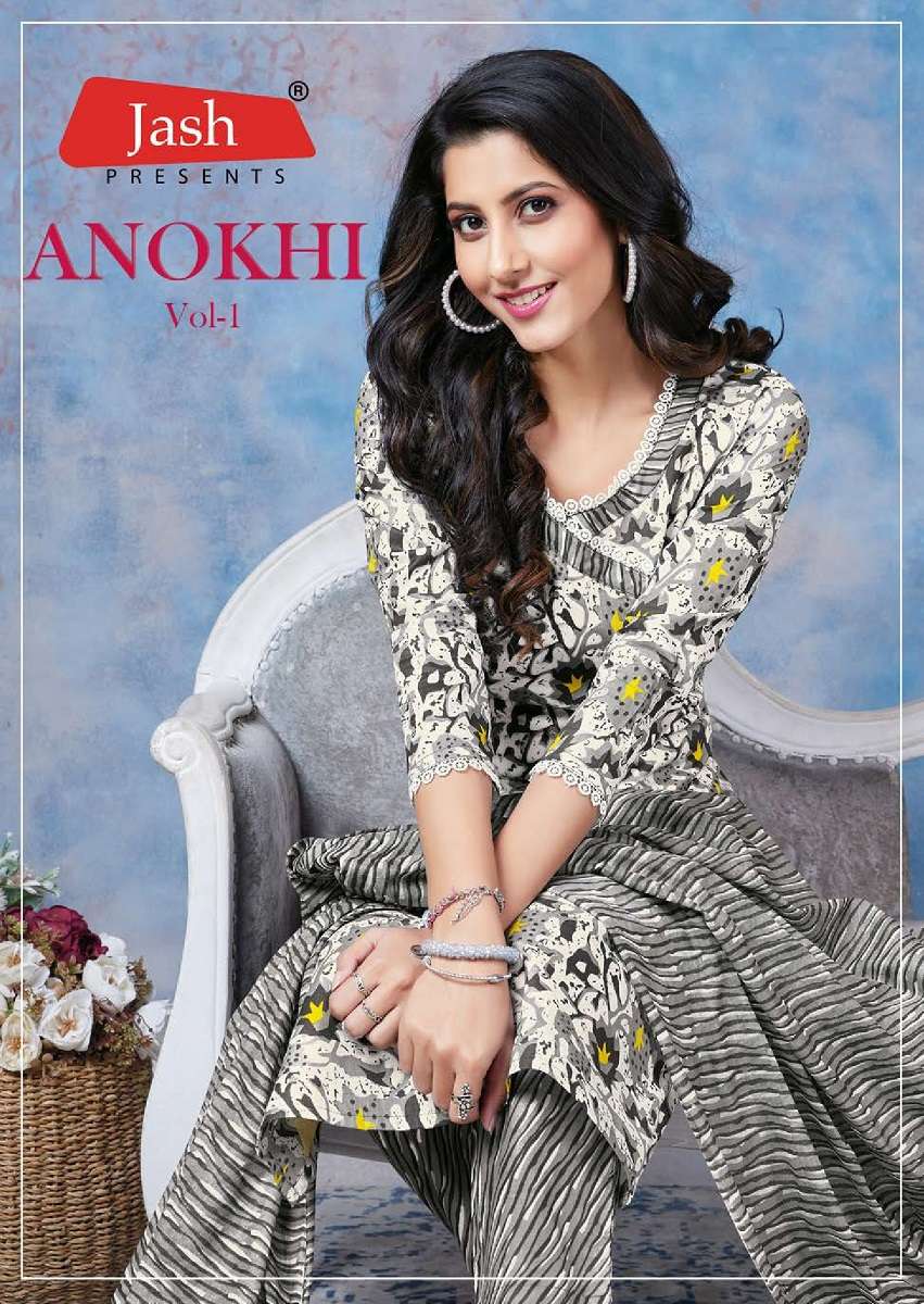 Jash Anokhi Vol-1 - Kurti Pant With Dupatta  - Wholesale Catalog