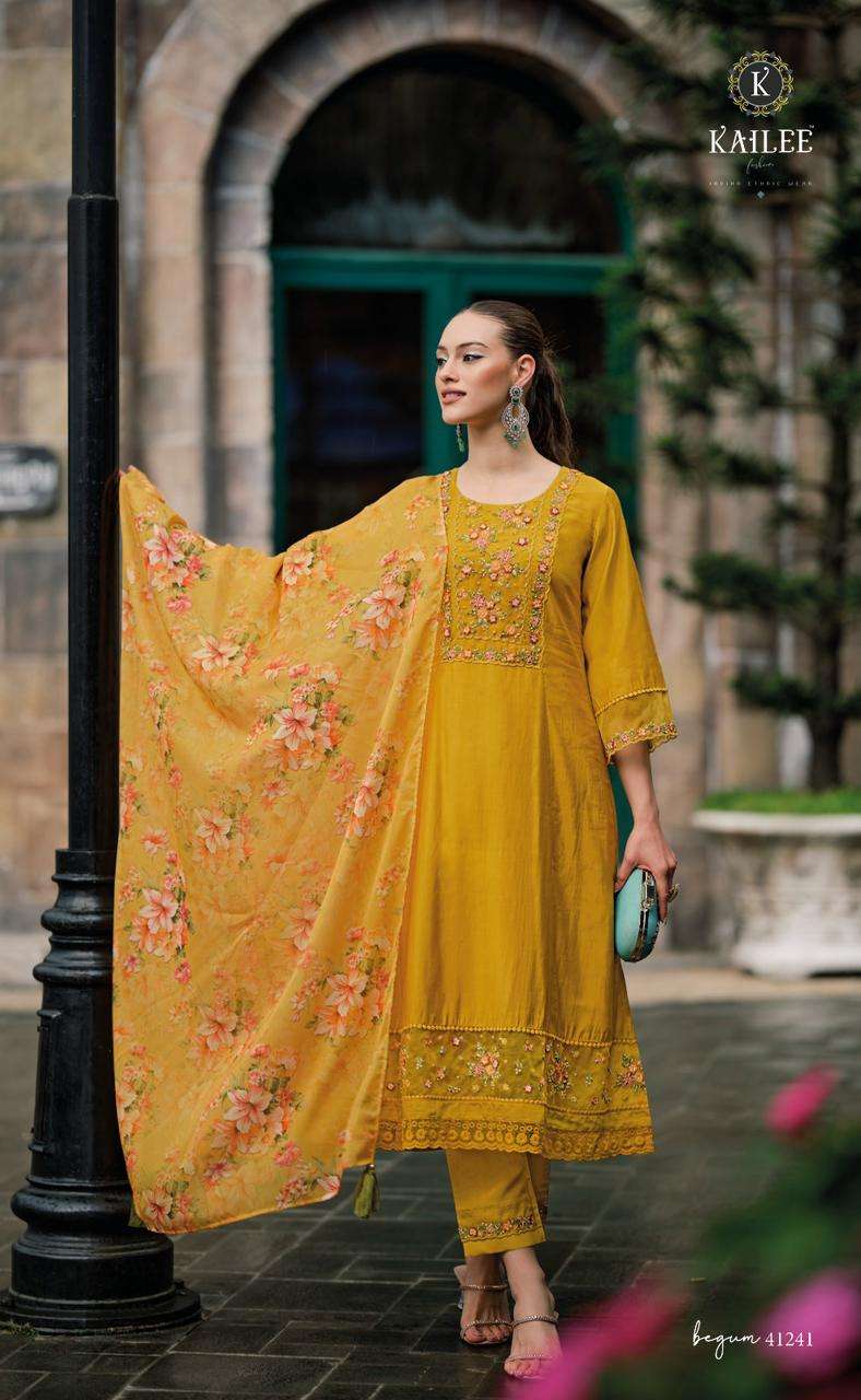 KAILEE FASHION BEGUM VOL -4 CAT KURTI WHOLESALE CATALOG