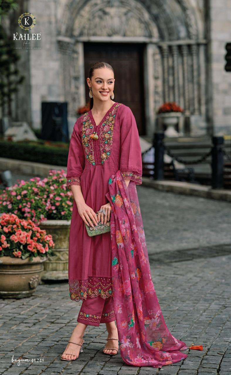 KAILEE FASHION BEGUM VOL -4 CAT KURTI WHOLESALE CATALOG