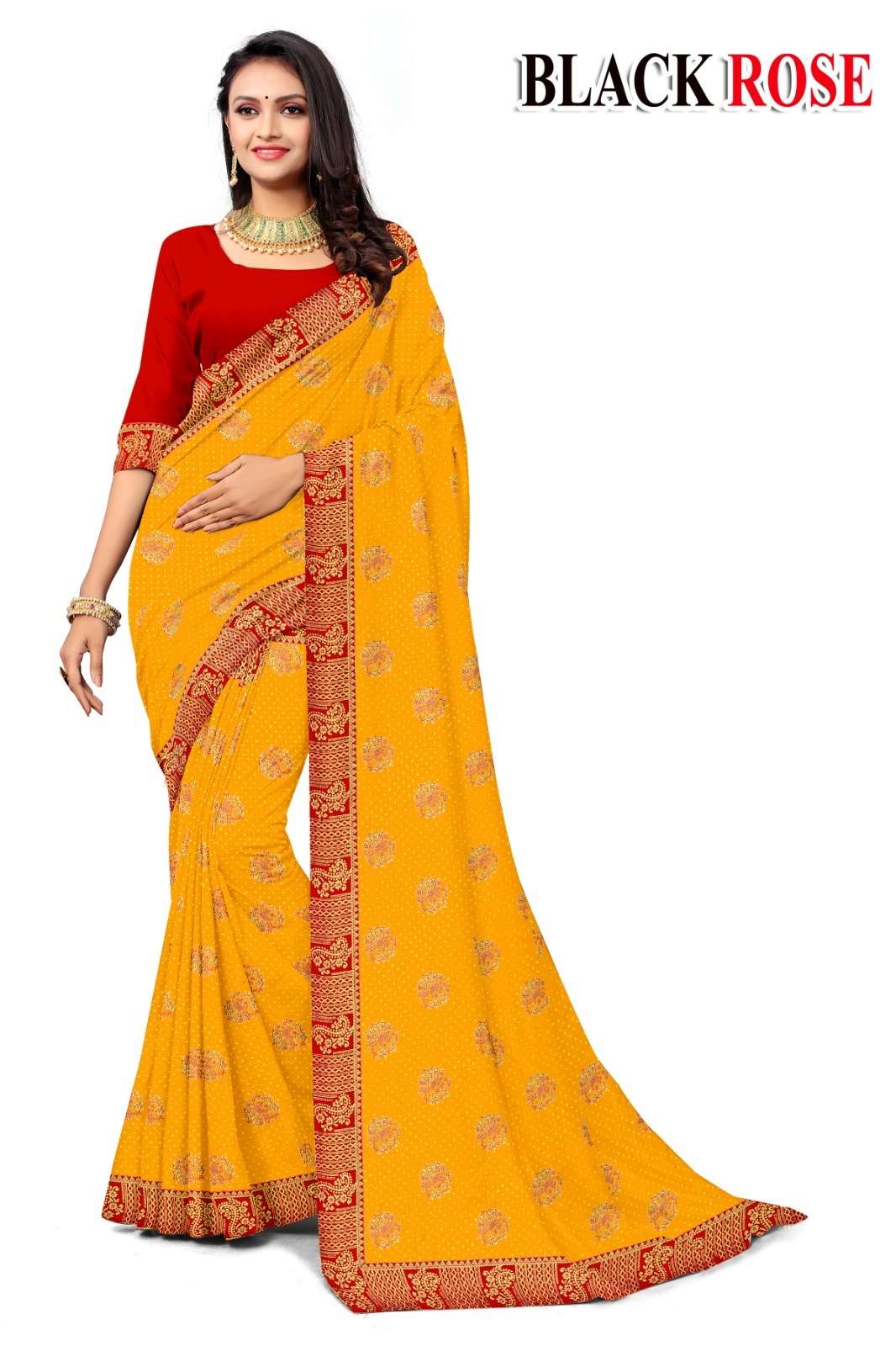 KAMYA BLACK ROSE KUMARI SILK SAREES Wholesale catalog