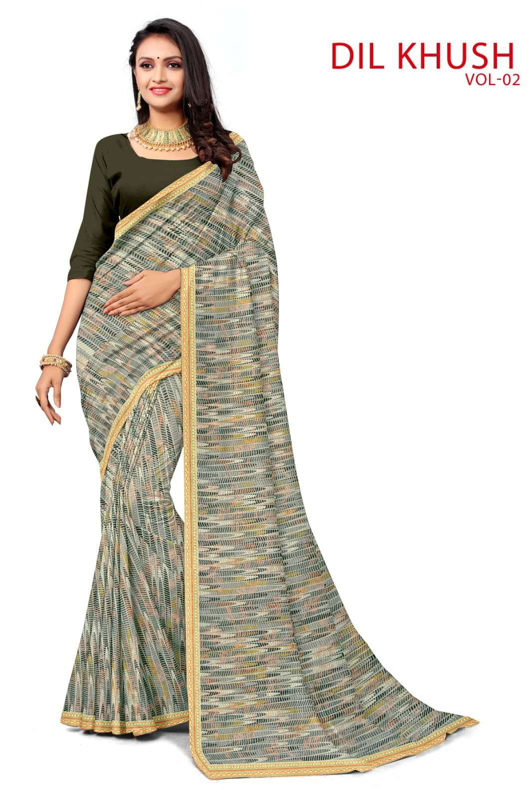 KAMYA DILKHUSH 2 SAREES Wholesale catalog