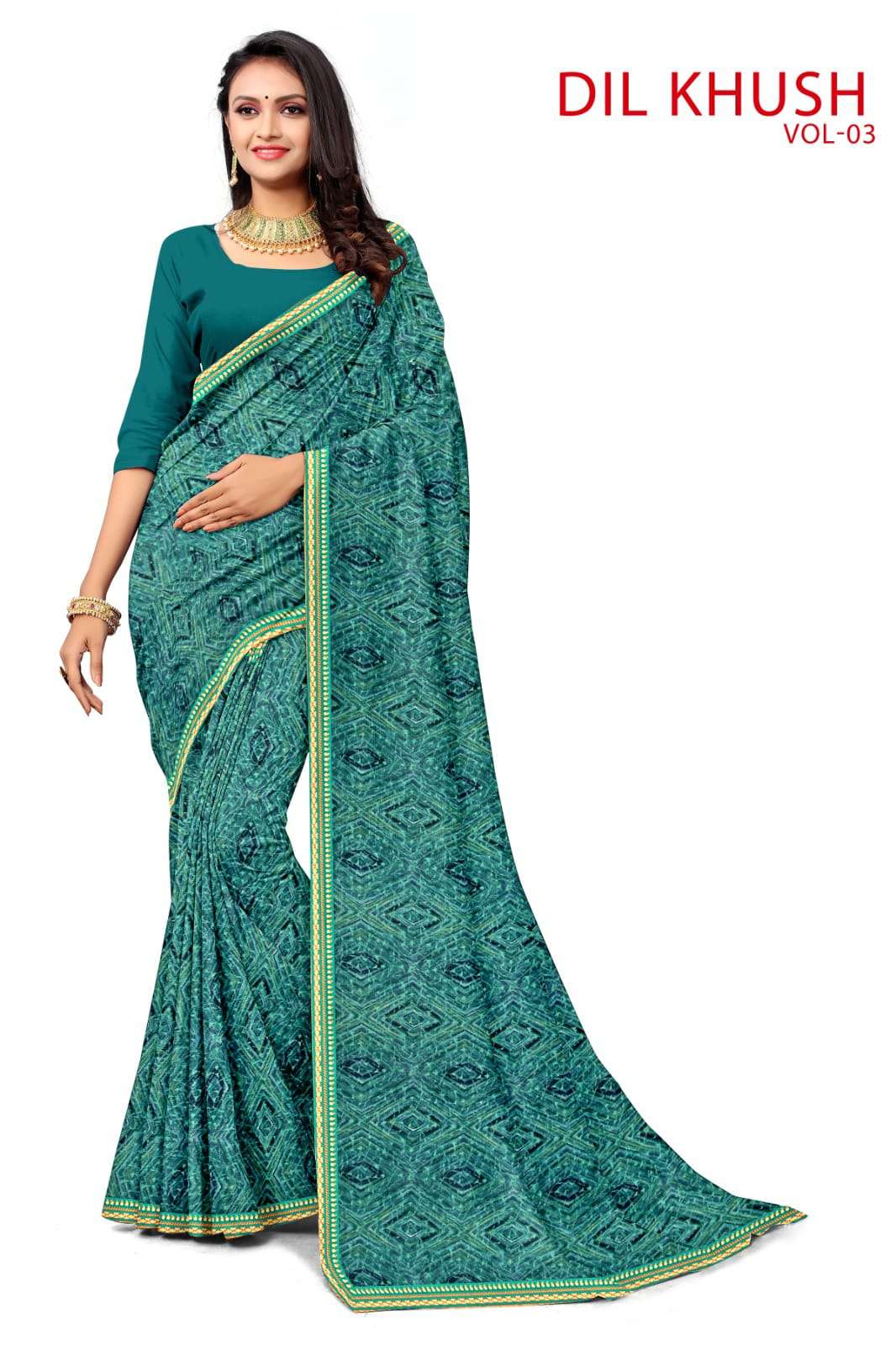 KAMYA DILKHUSH 3 SAREES Wholesale catalog