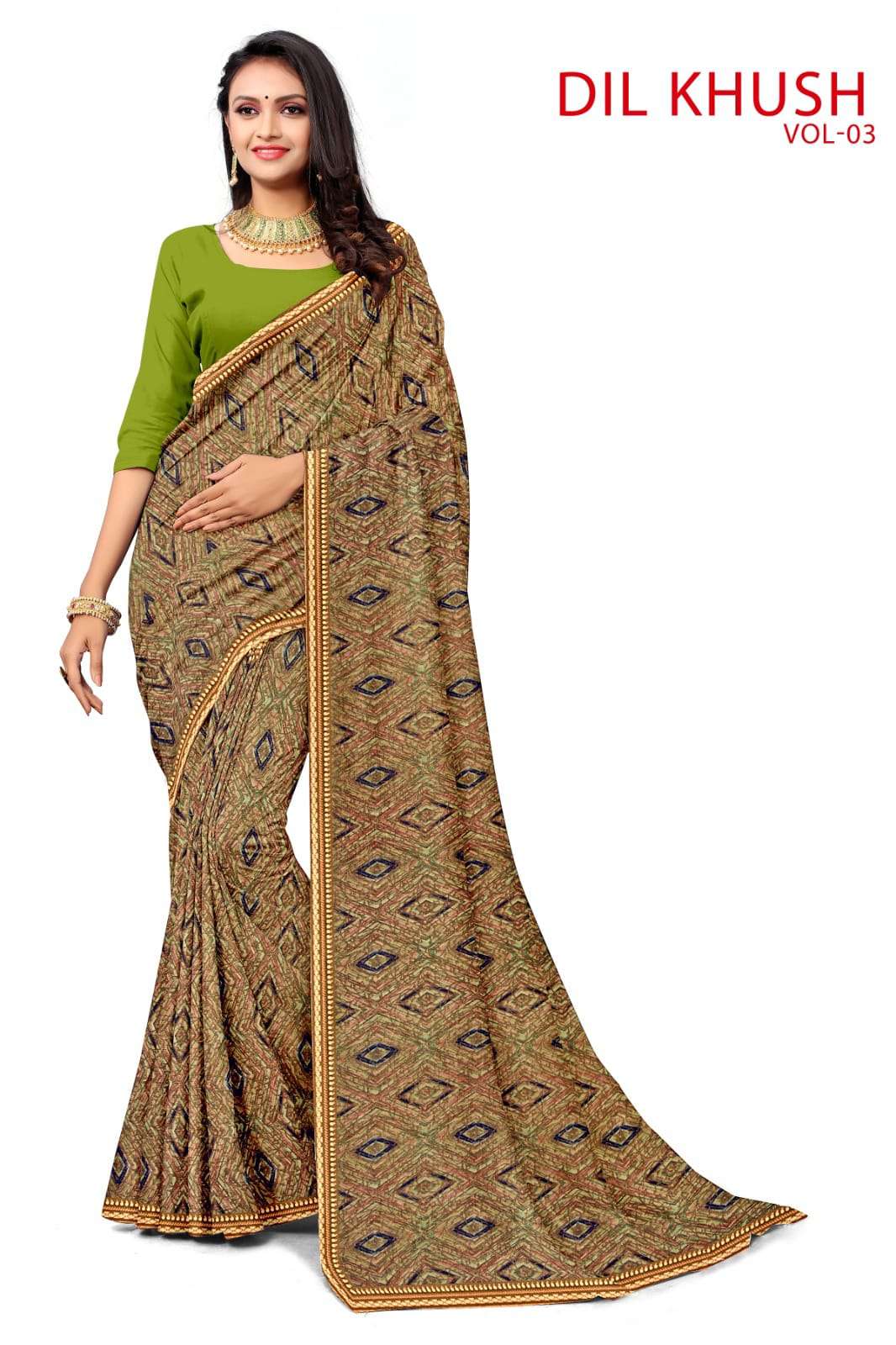 KAMYA DILKHUSH 3 SAREES Wholesale catalog