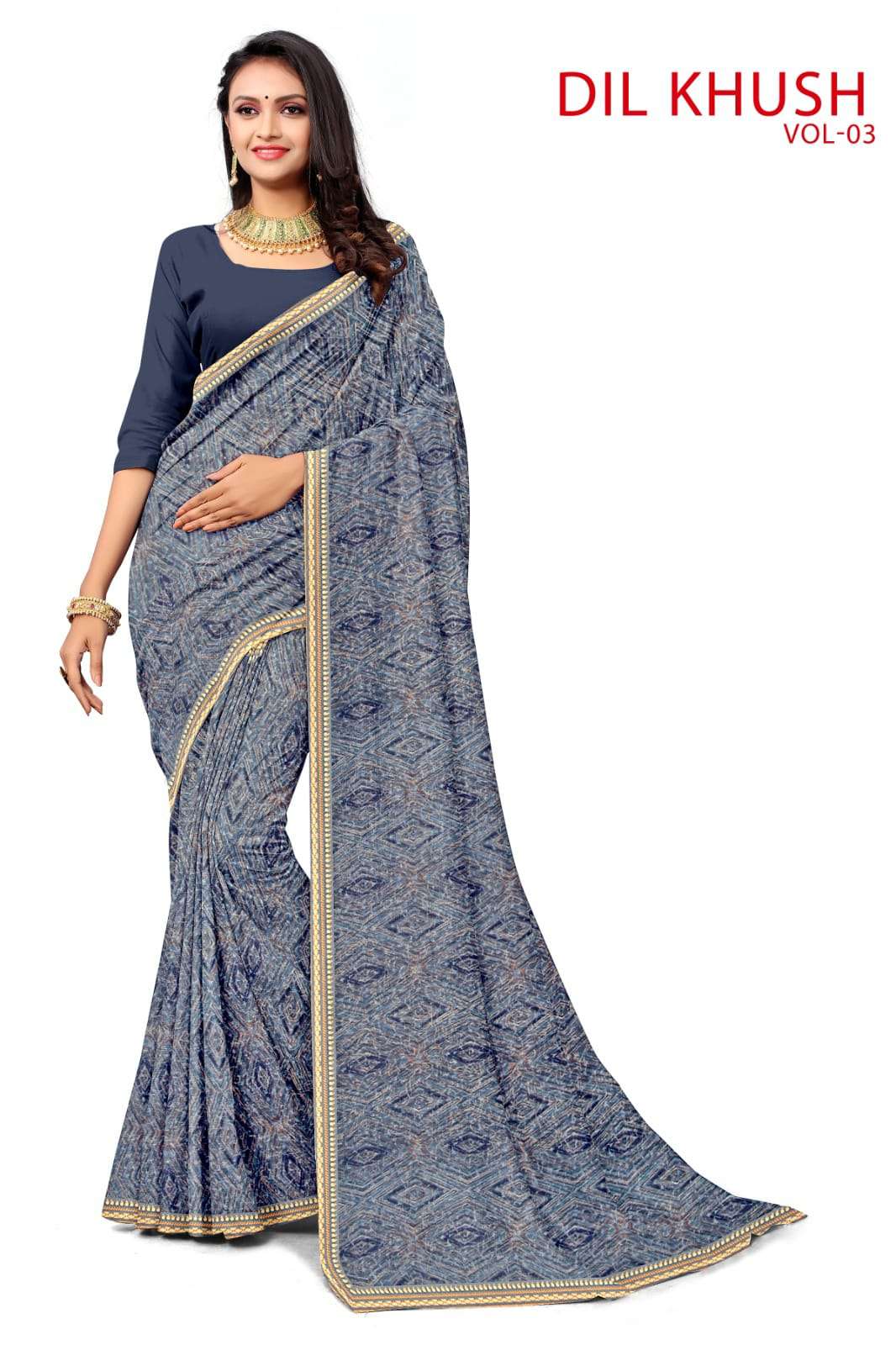 KAMYA DILKHUSH 3 SAREES Wholesale catalog