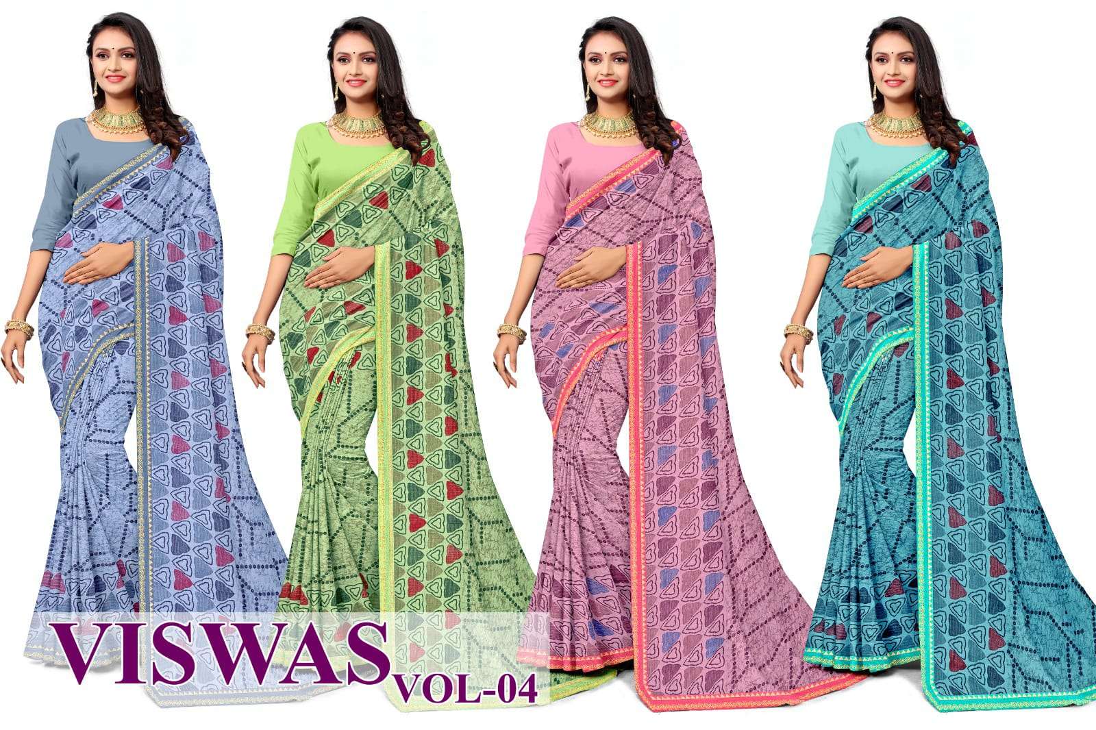 KAMYA DILKHUSH 4 SAREES Wholesale catalog