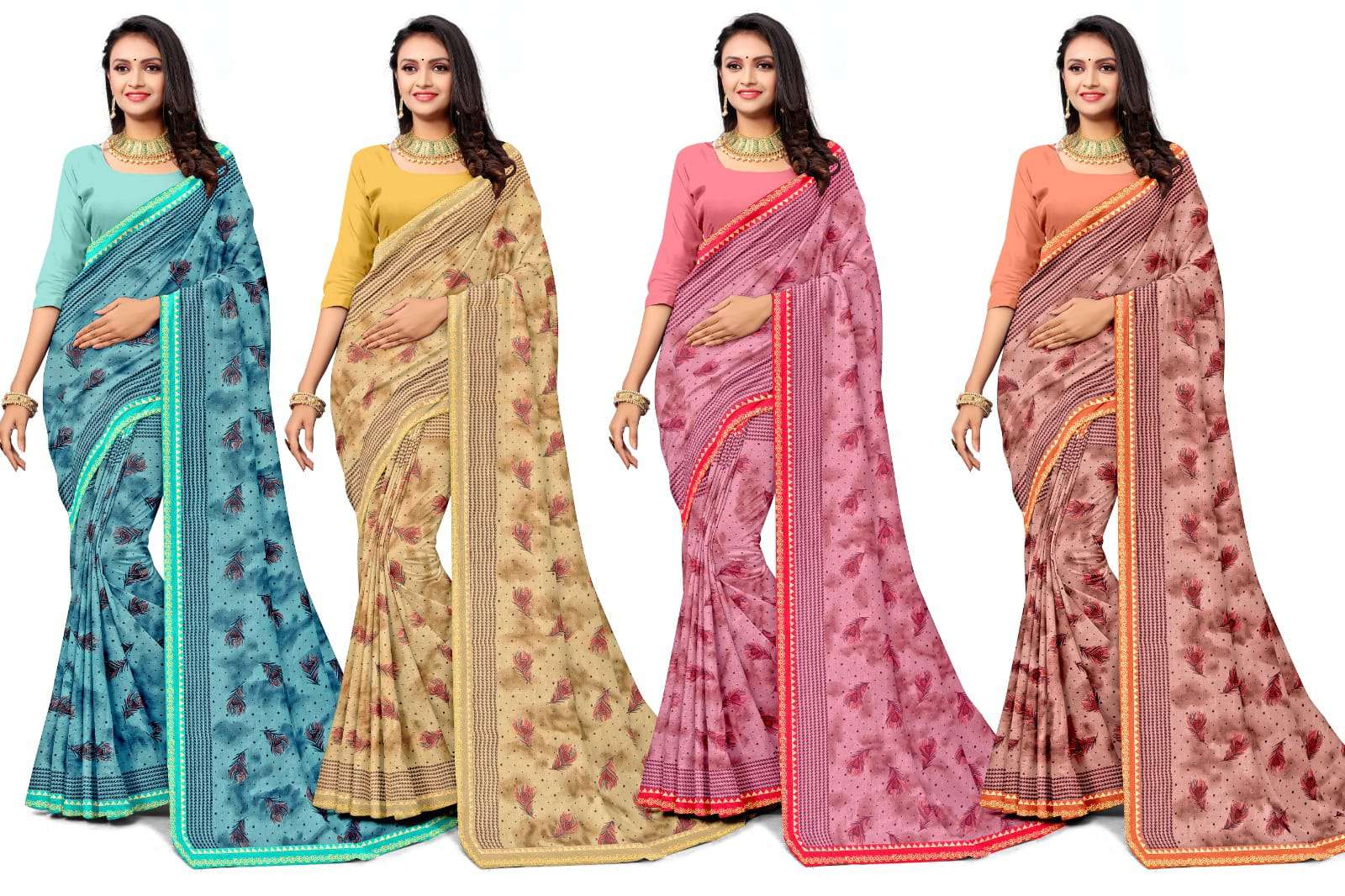KAMYA DILKHUSH 5 SAREES Wholesale catalog