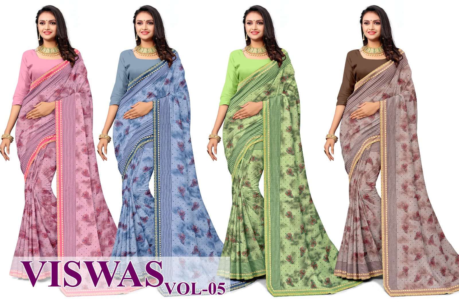 KAMYA DILKHUSH 5 SAREES Wholesale catalog
