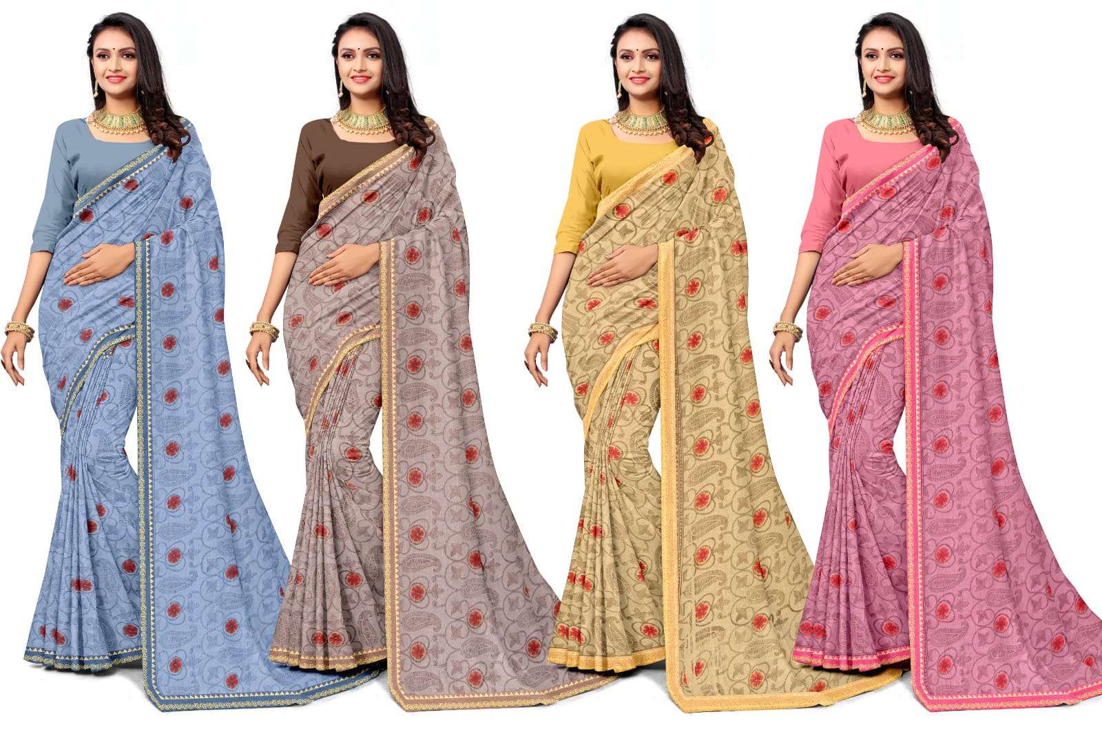 KAMYA DILKHUSH 7 SAREES Wholesale catalog