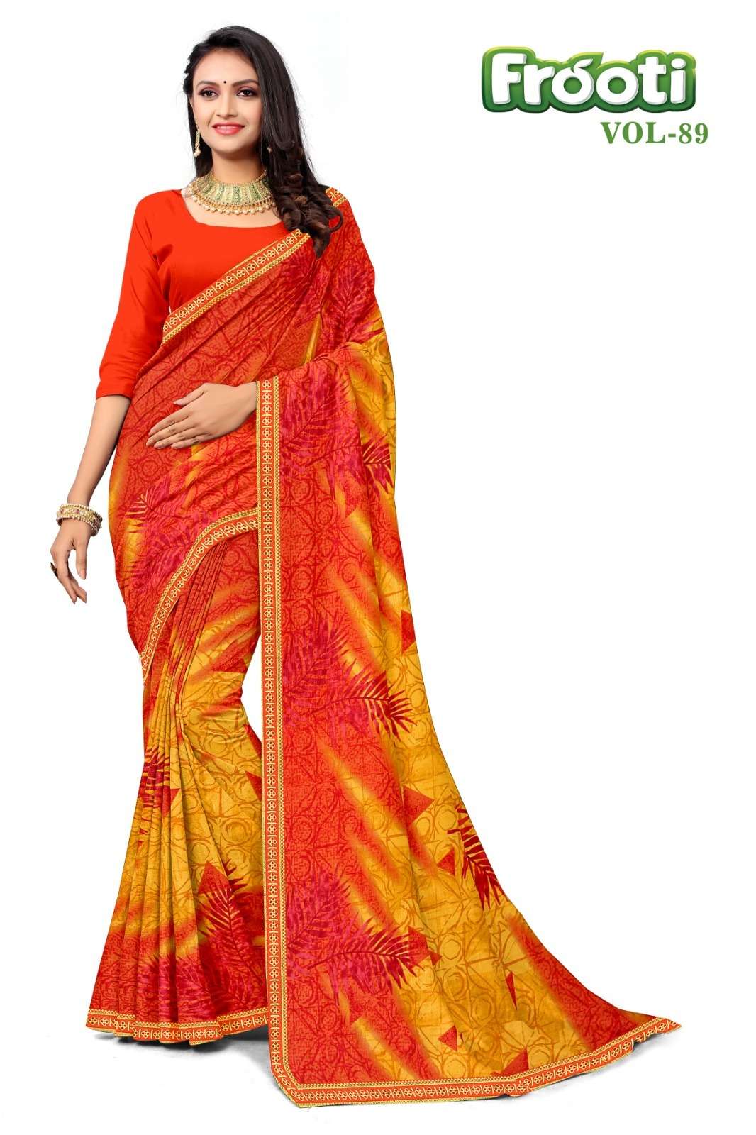 KAMYA FROOTI-89 RENIAL SAREES Wholesale catalog