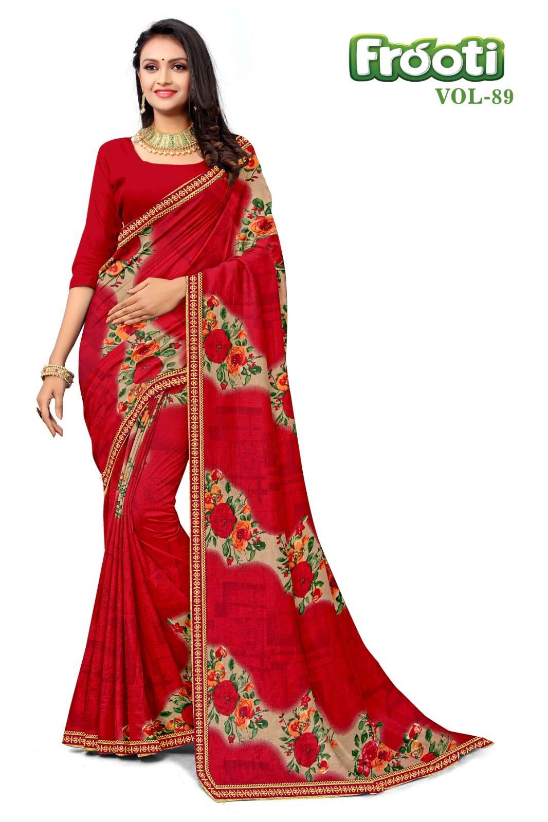 KAMYA FROOTI-89 RENIAL SAREES Wholesale catalog
