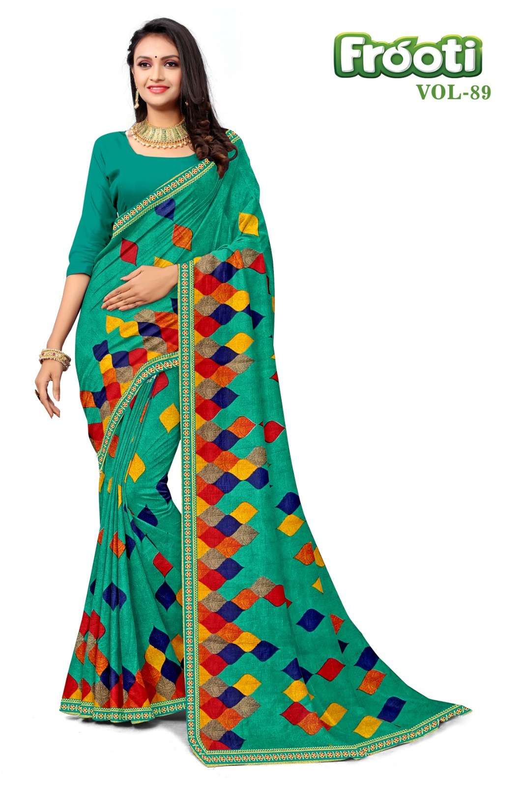 KAMYA FROOTI-89 RENIAL SAREES Wholesale catalog