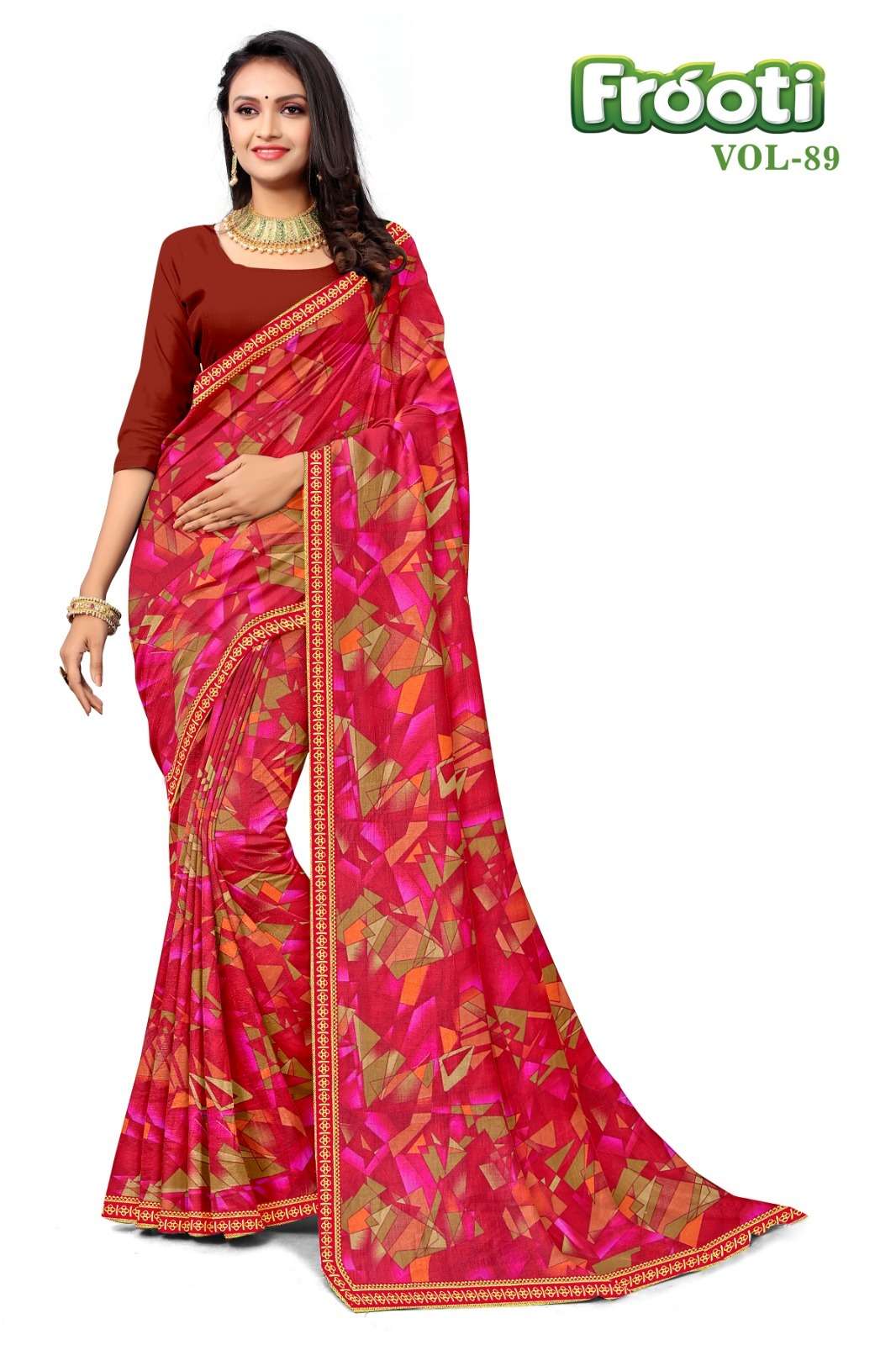 KAMYA FROOTI-89 RENIAL SAREES Wholesale catalog