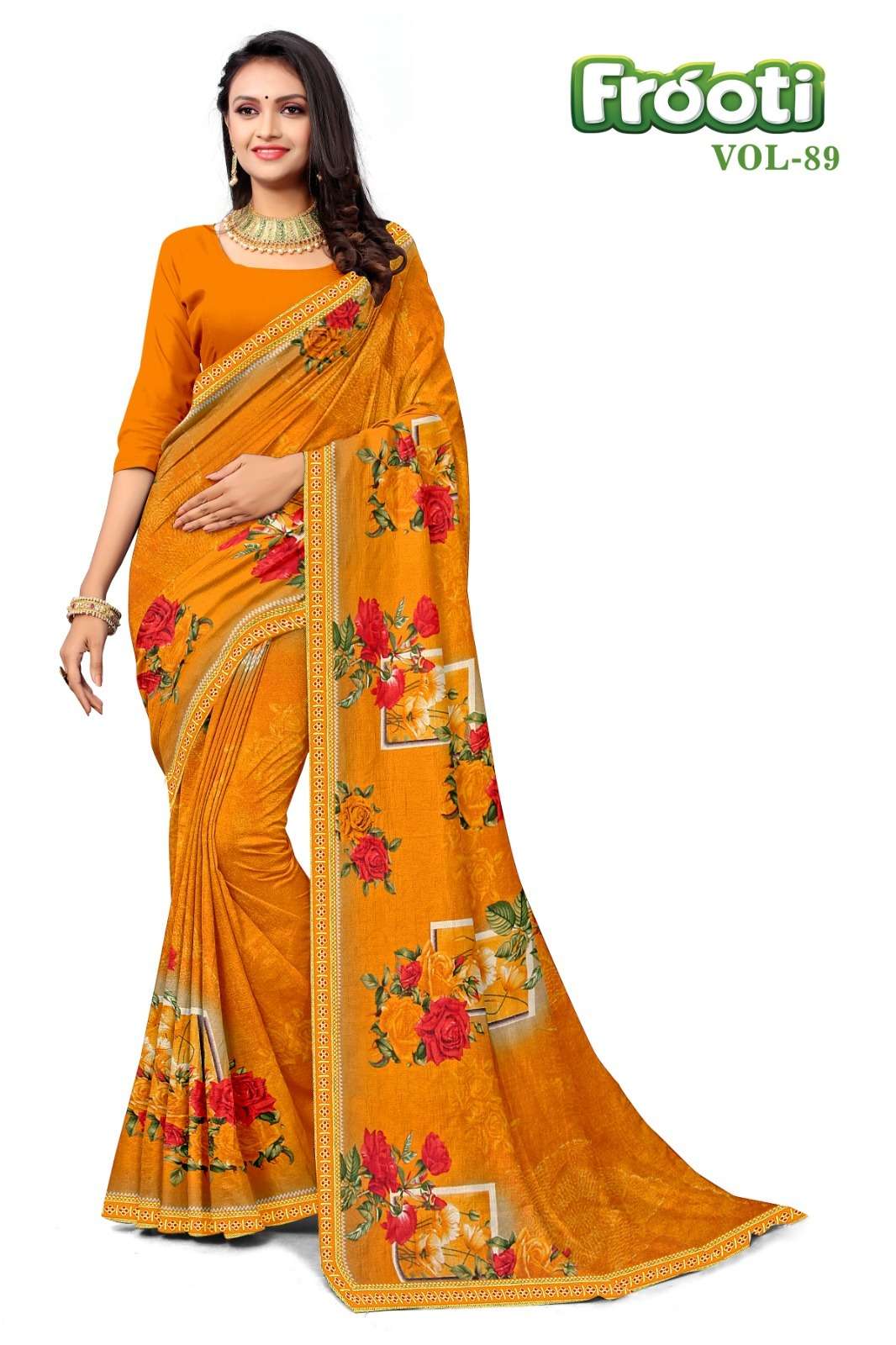 KAMYA FROOTI-89 RENIAL SAREES Wholesale catalog