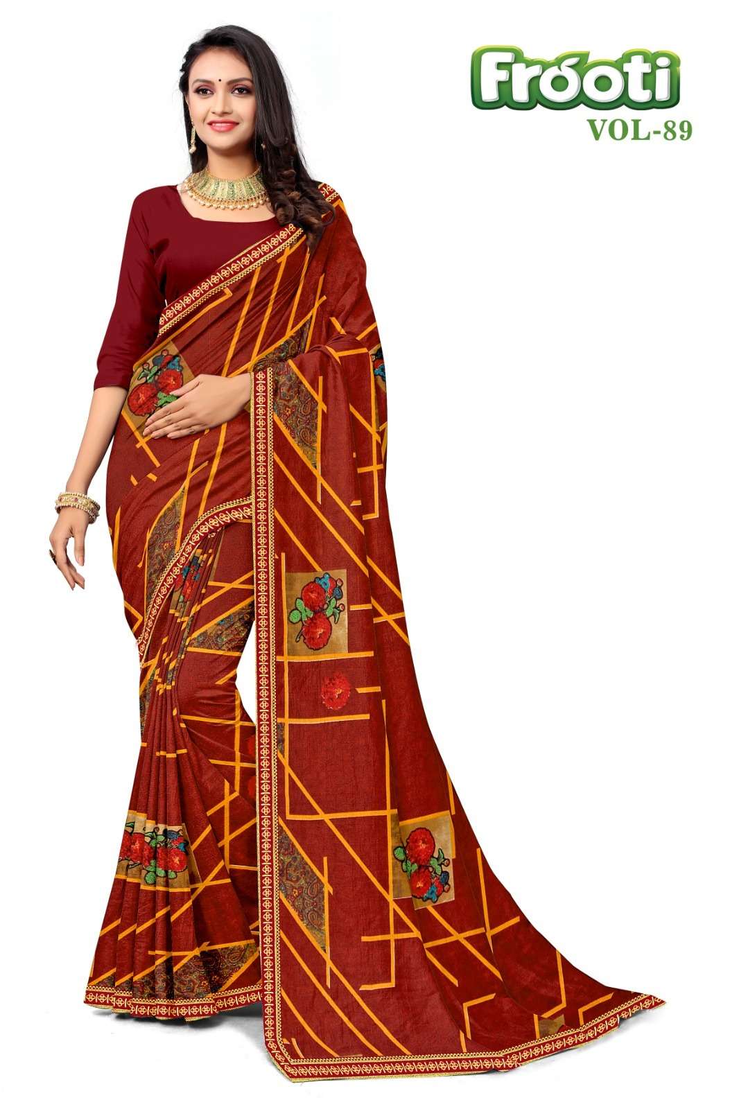 KAMYA FROOTI-89 RENIAL SAREES Wholesale catalog