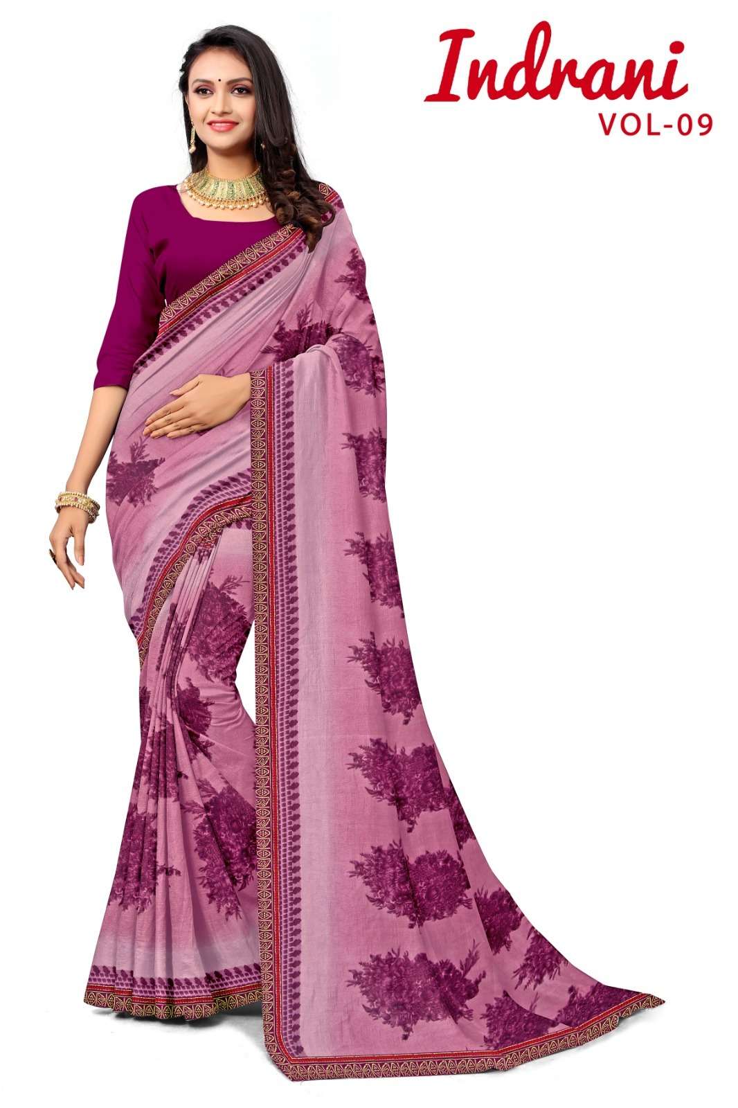 KAMYA INDRANI-9 RENIAL SAREES Wholesale catalog