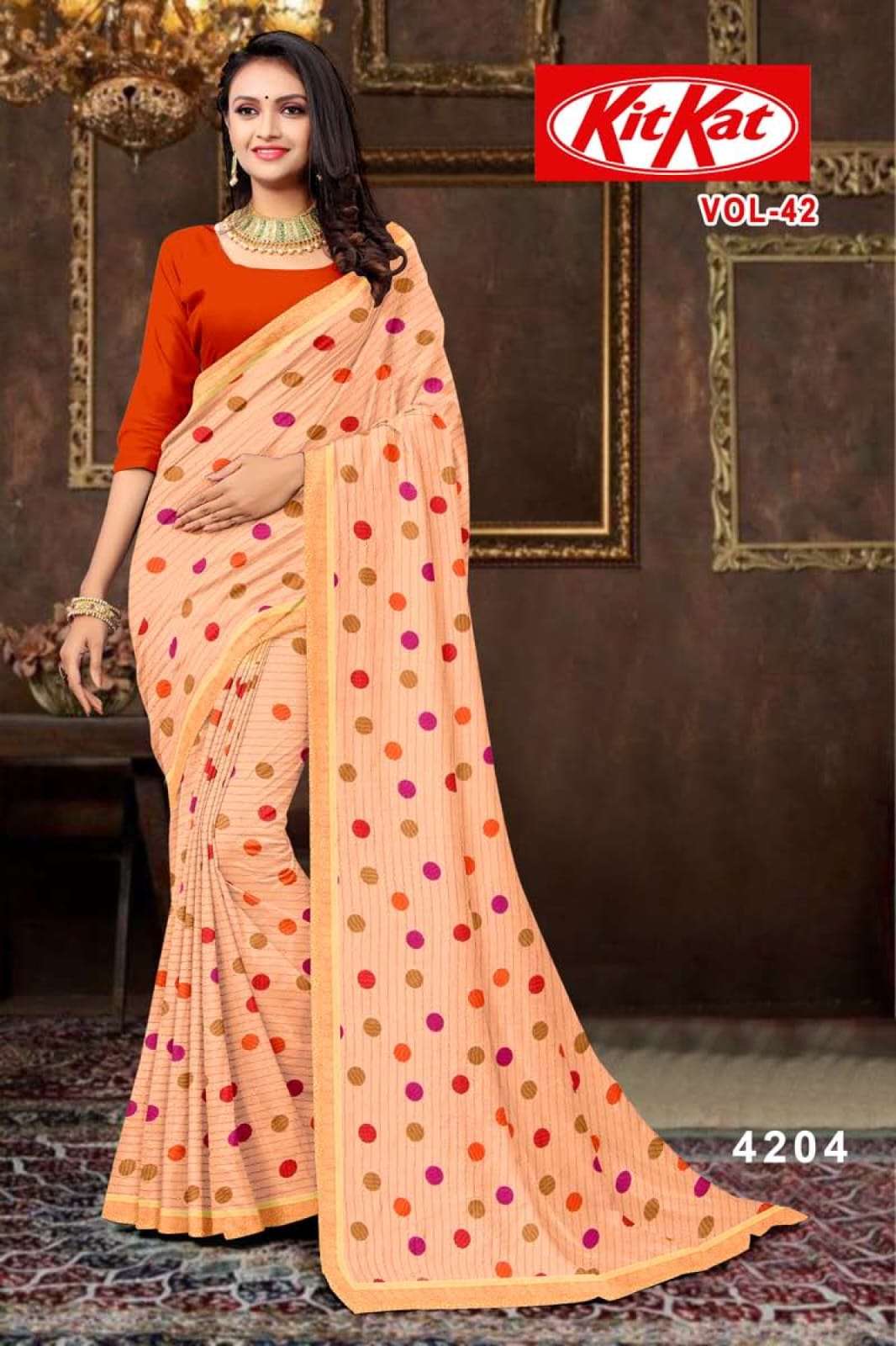 KAMYA KITKAT 42 SAREES Wholesale catalog