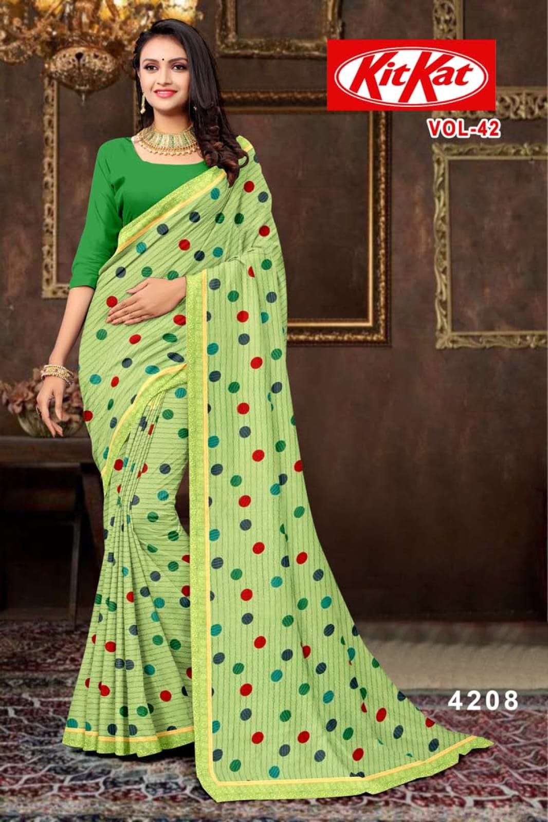 KAMYA KITKAT 42 SAREES Wholesale catalog