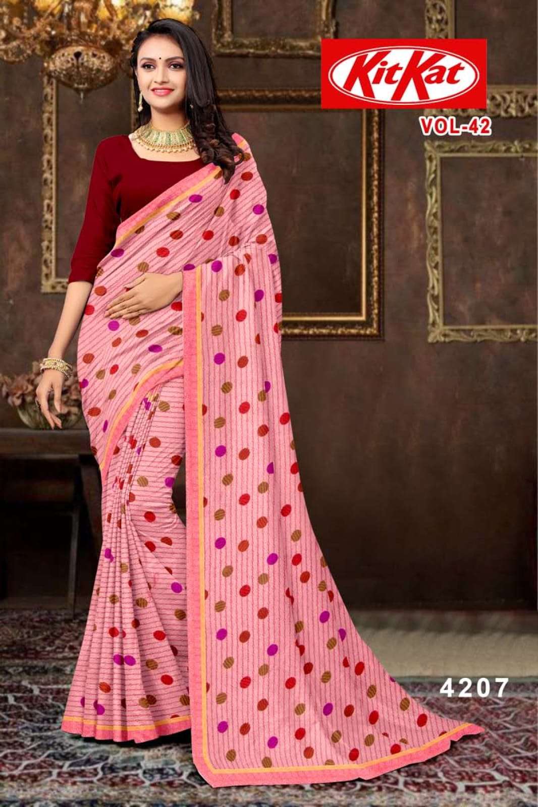 KAMYA KITKAT 42 SAREES Wholesale catalog