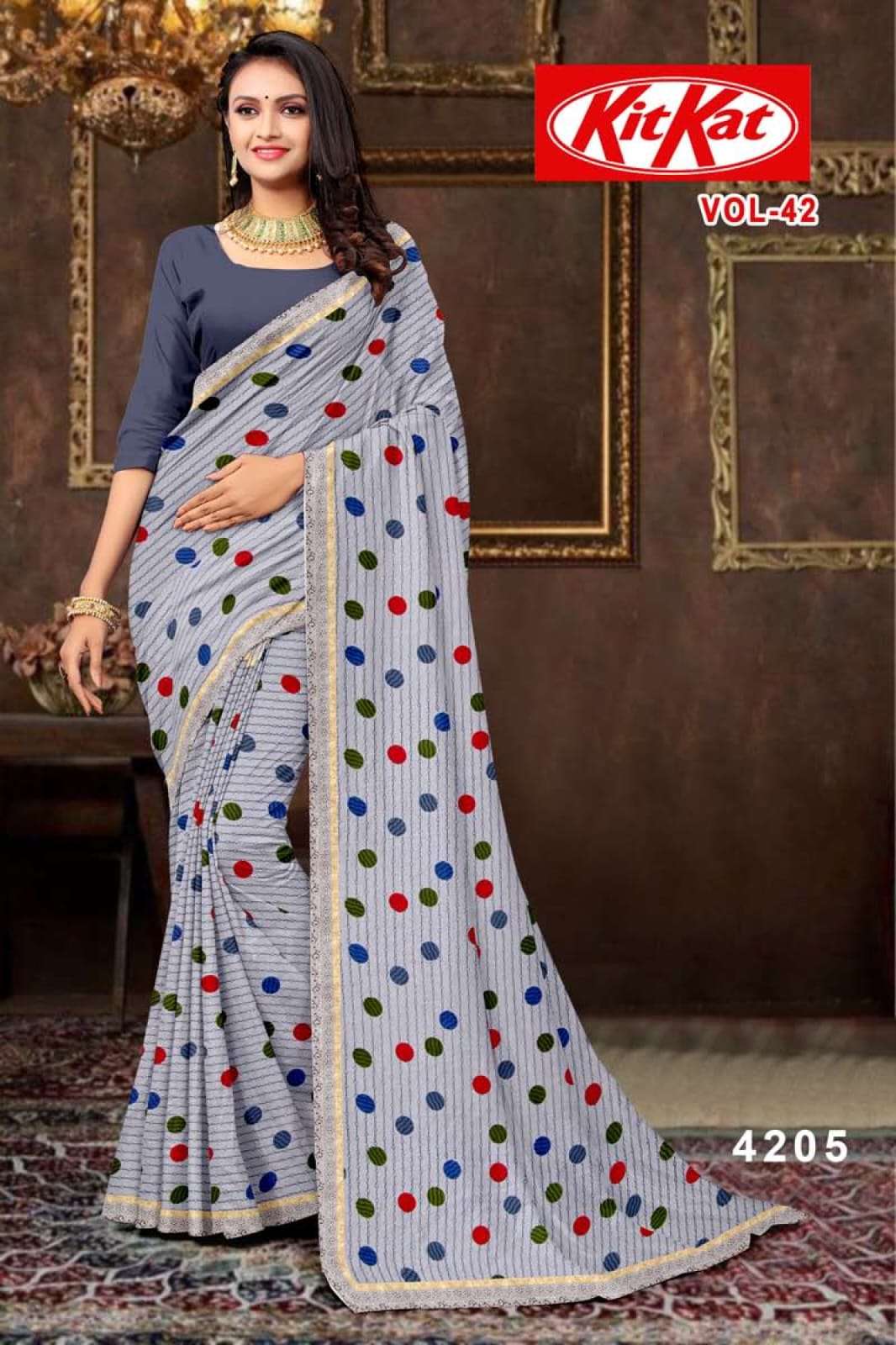 KAMYA KITKAT 42 SAREES Wholesale catalog