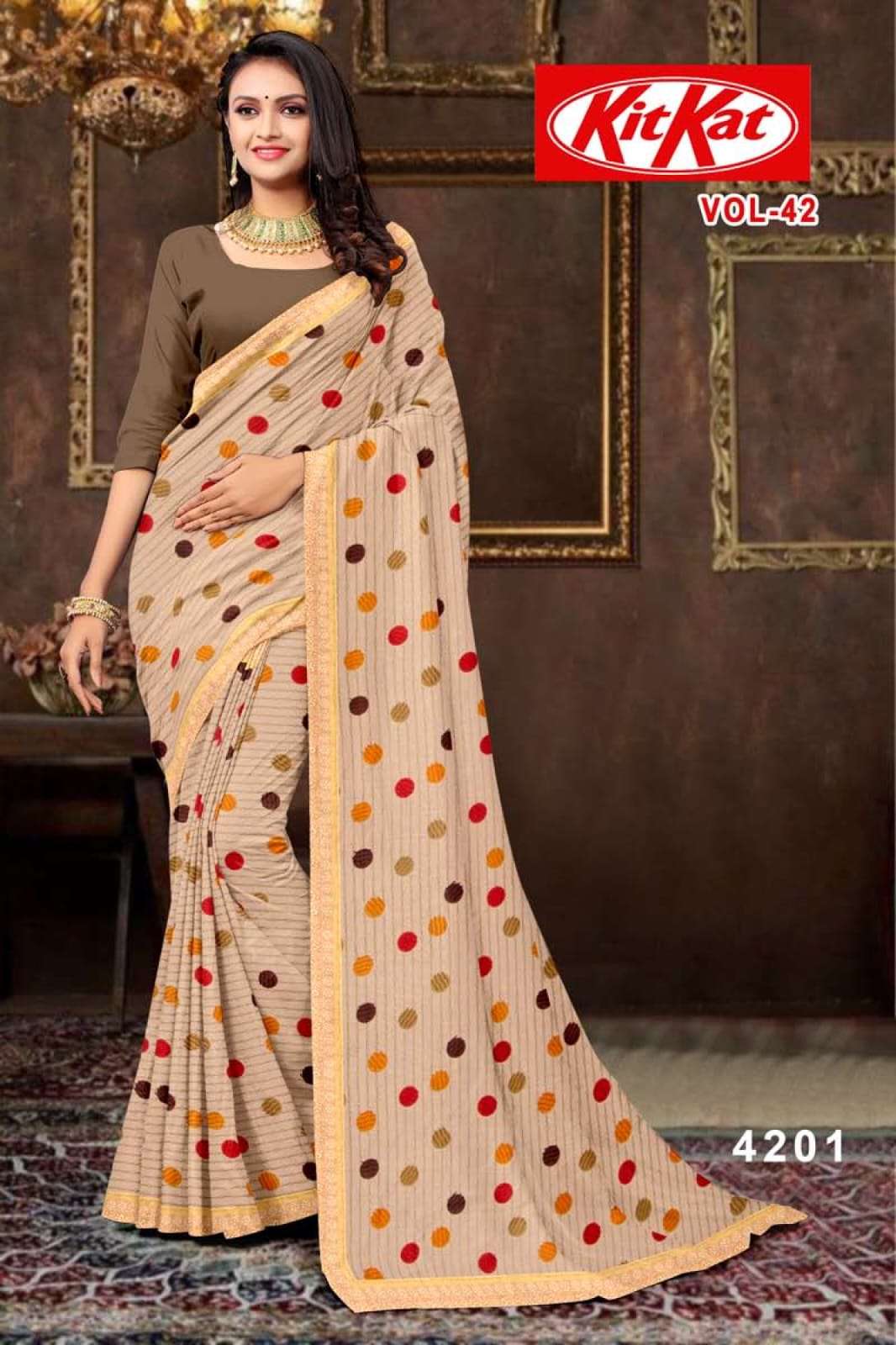 KAMYA KITKAT 42 SAREES Wholesale catalog