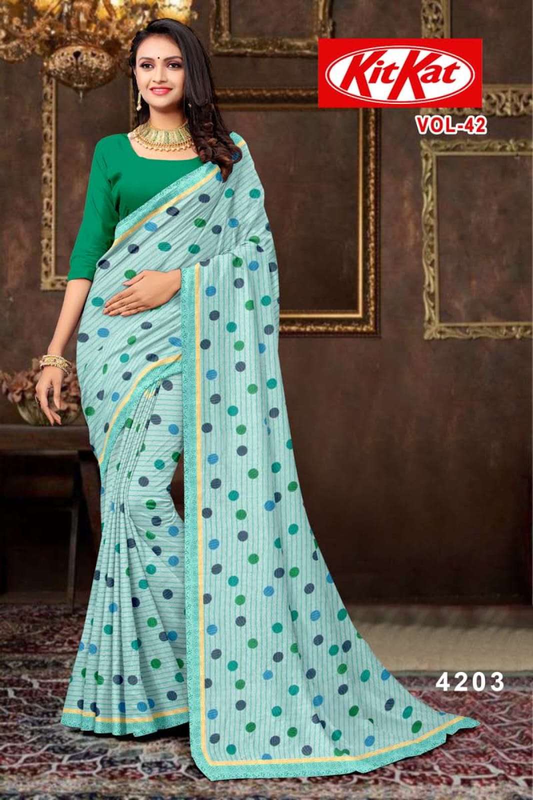 KAMYA KITKAT 42 SAREES Wholesale catalog