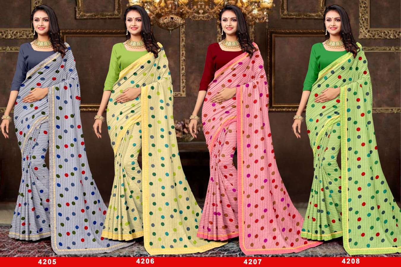 KAMYA KITKAT 42 SAREES Wholesale catalog