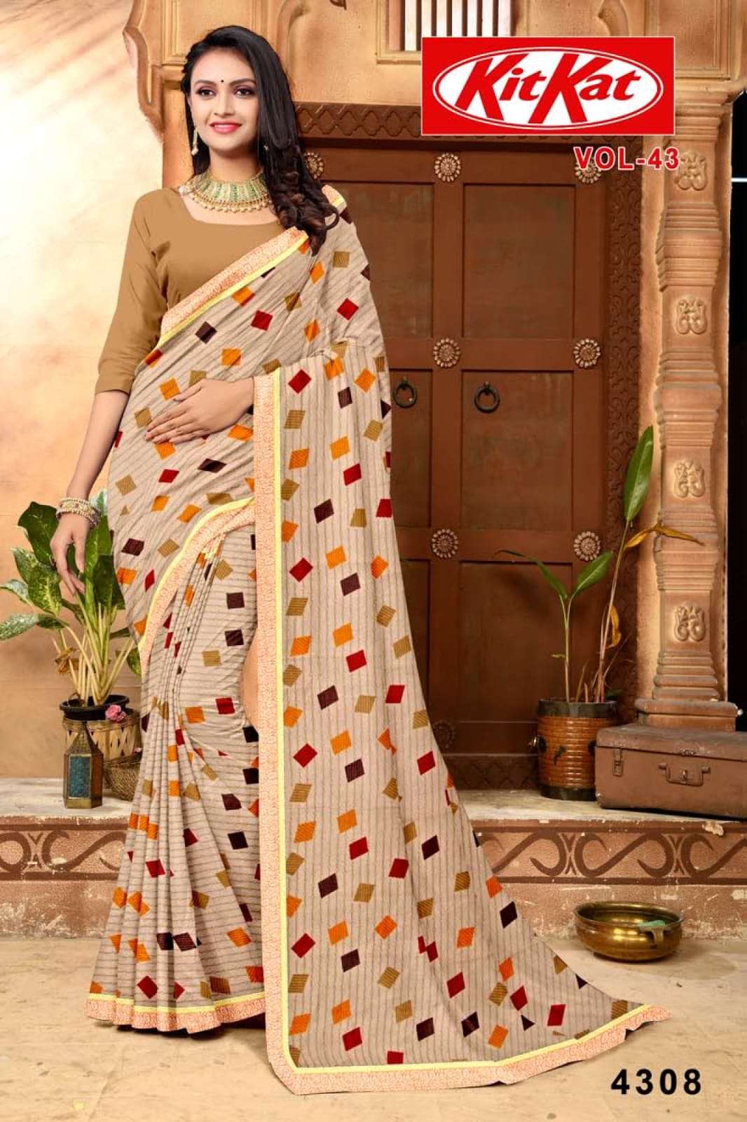KAMYA KITKAT 43 SAREES Wholesale catalog