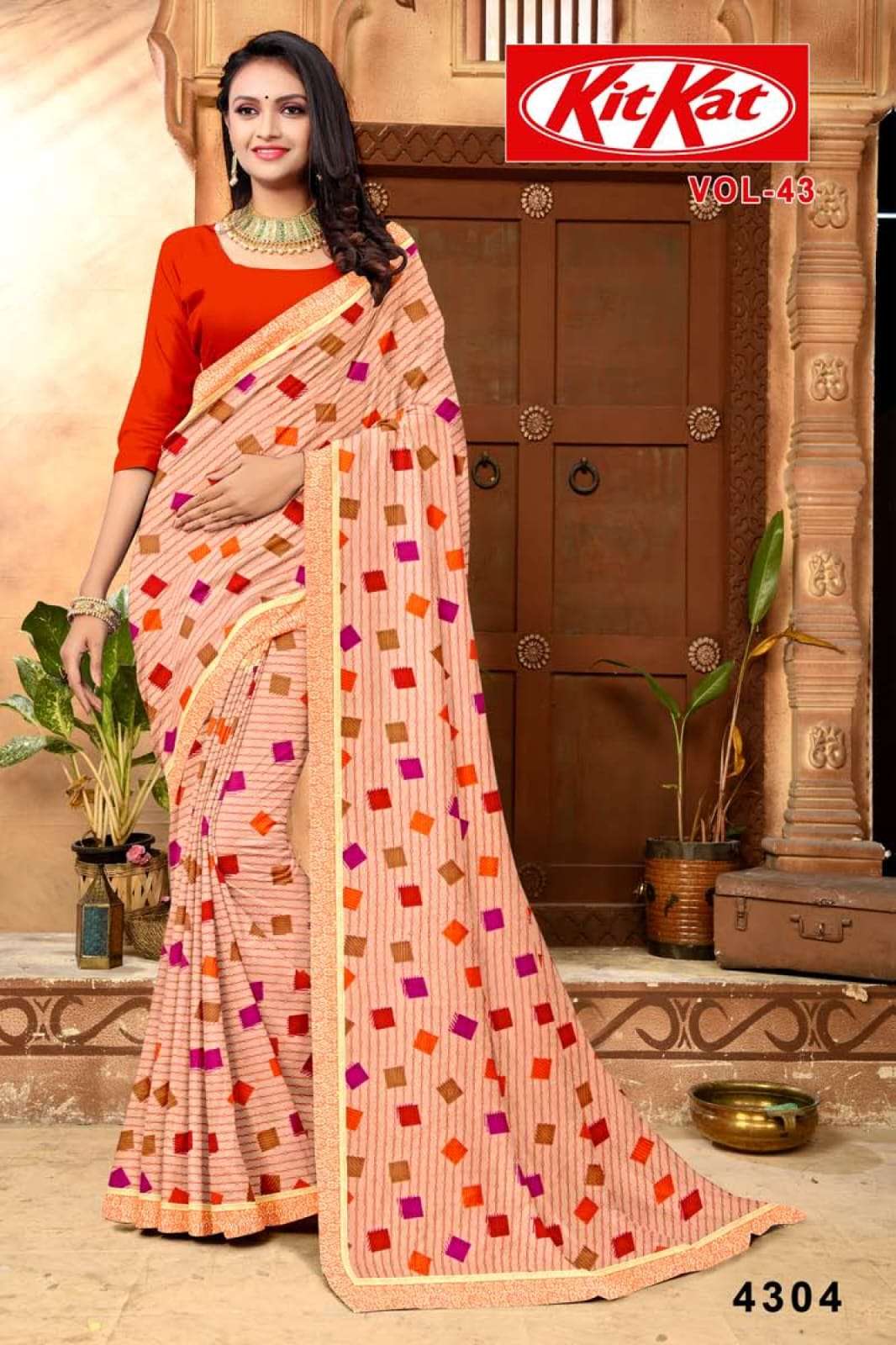 KAMYA KITKAT 43 SAREES Wholesale catalog