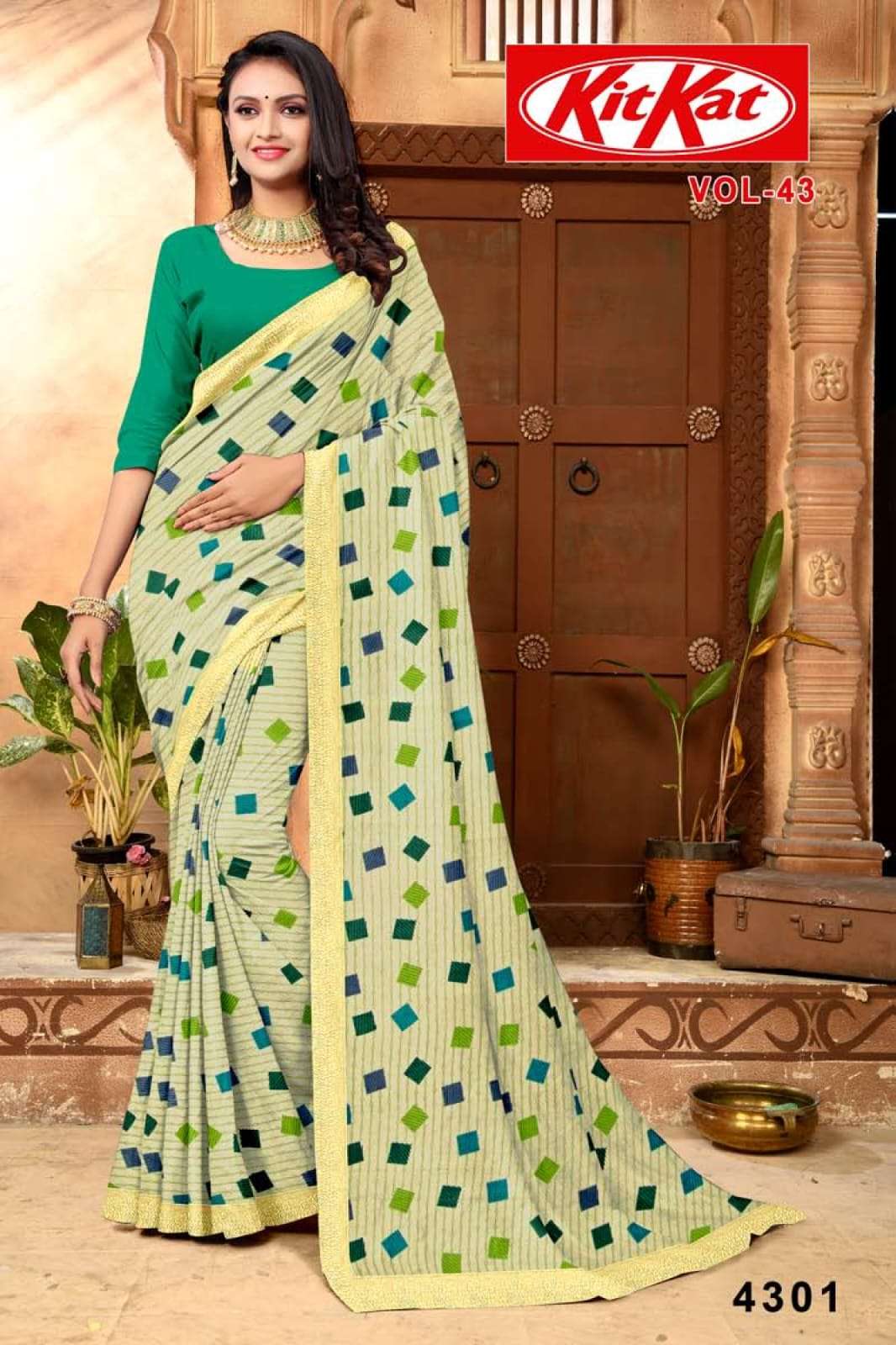 KAMYA KITKAT 43 SAREES Wholesale catalog