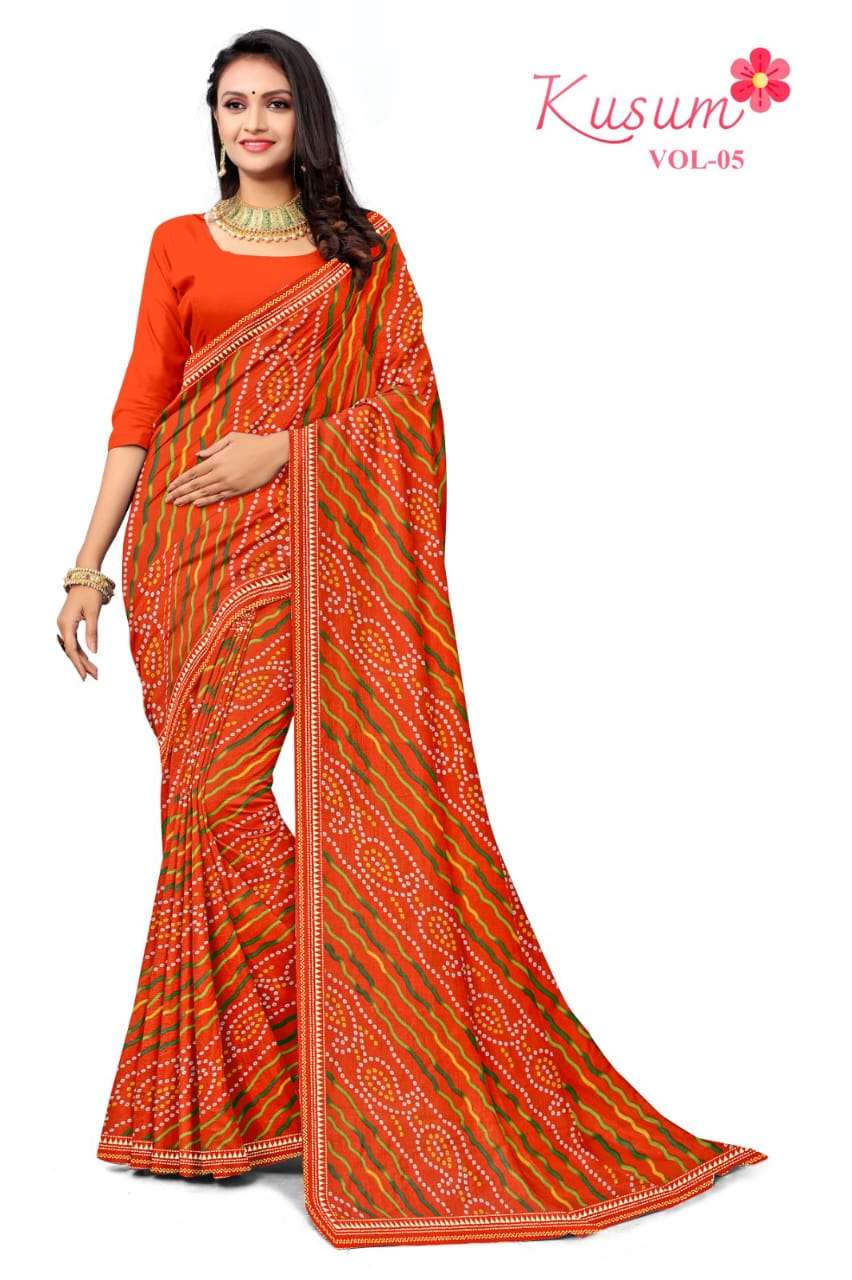 KAMYA KUSUM-5 RENIAL SAREES Wholesale catalog