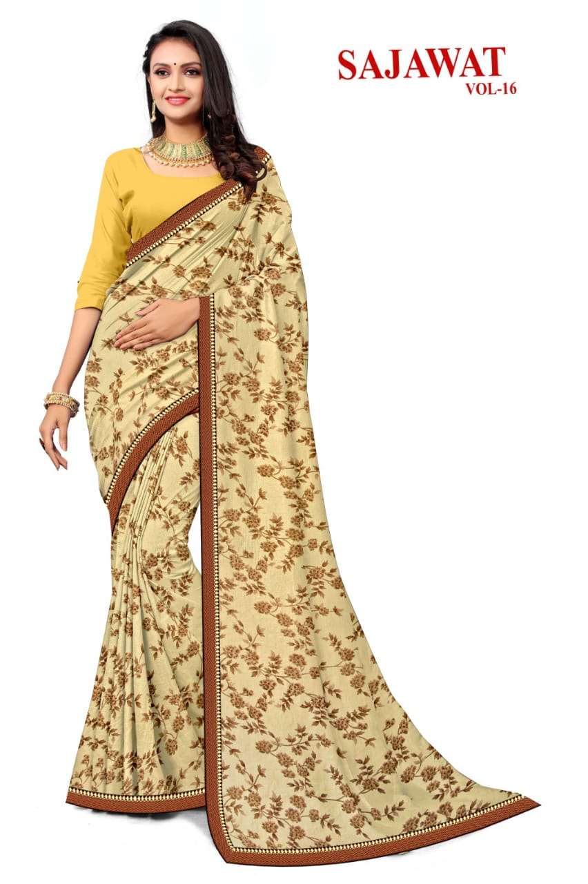 KAMYA SAJAWAT VL-16 RENIAL SAREES Wholesale catalog