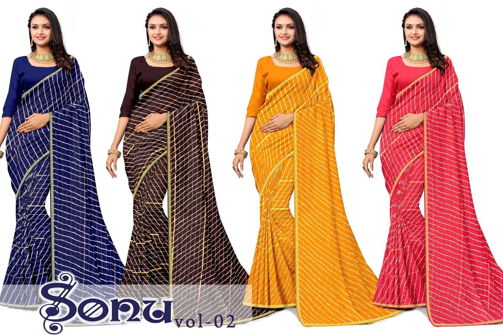 KAMYA SONU 2 RENIAL JARI WEAVING SAREES Wholesale catalog