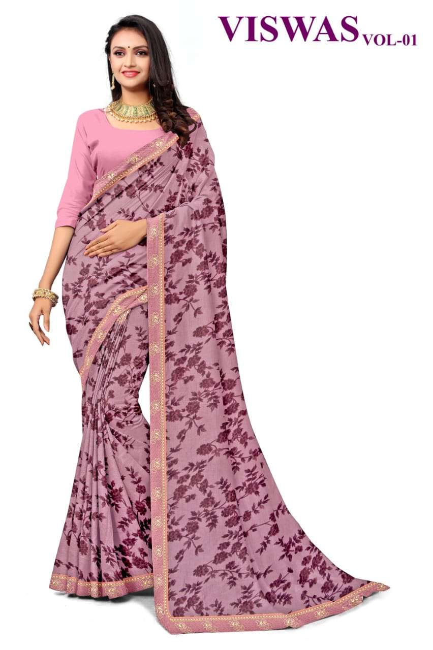 KAMYA VISWAS-1 CHIFFON SAREES Wholesale catalog