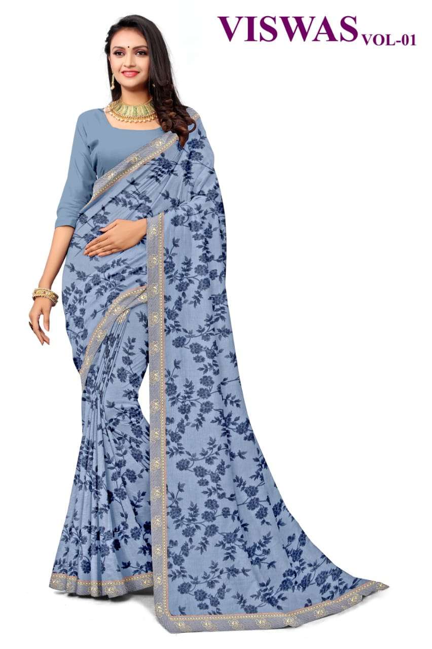 KAMYA VISWAS-1 CHIFFON SAREES Wholesale catalog