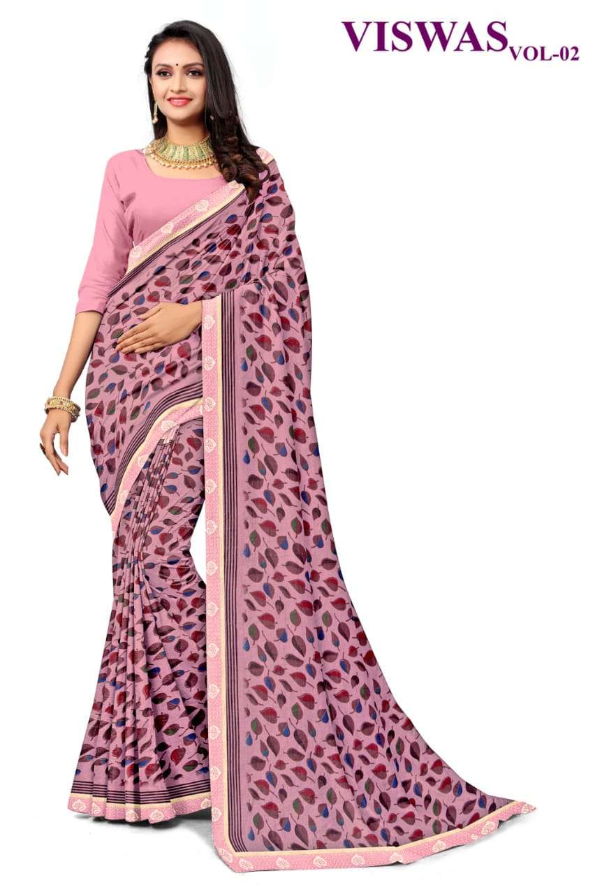 KAMYA VISWAS-2 CHIFFON SAREES Wholesale catalog