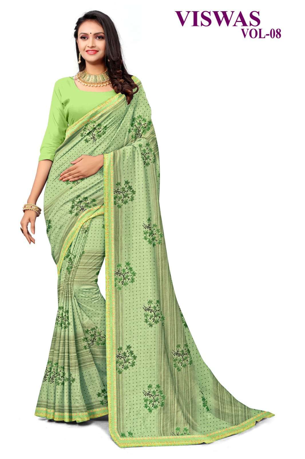 KAMYA VISWAS-8 CHIFFON SAREES Wholesale catalog