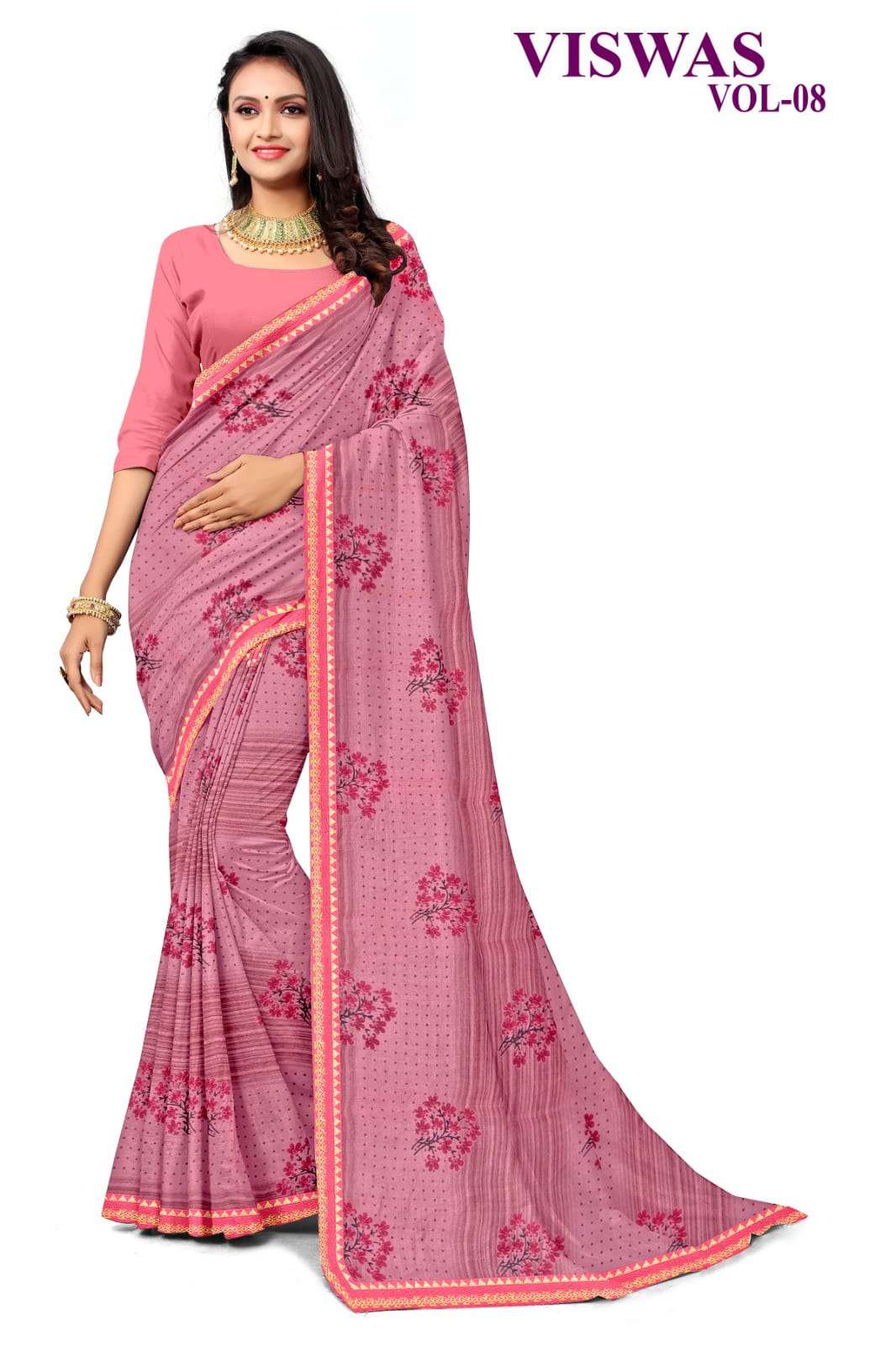 KAMYA VISWAS-8 CHIFFON SAREES Wholesale catalog