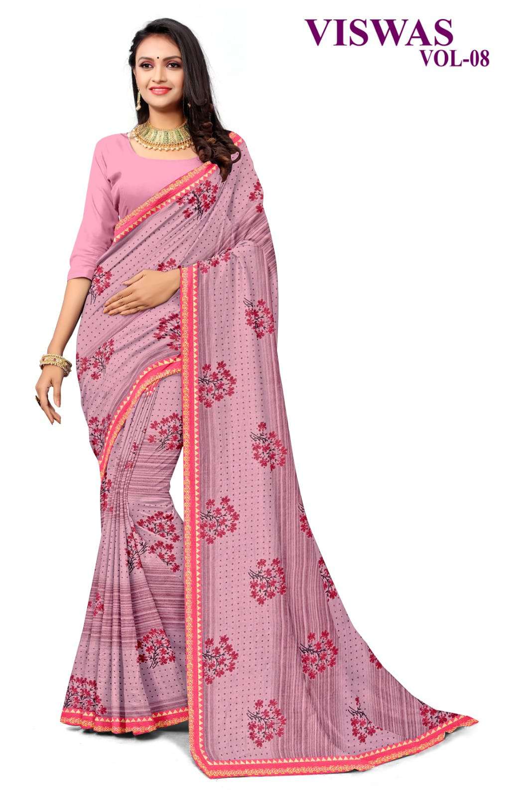 KAMYA VISWAS-8 CHIFFON SAREES Wholesale catalog