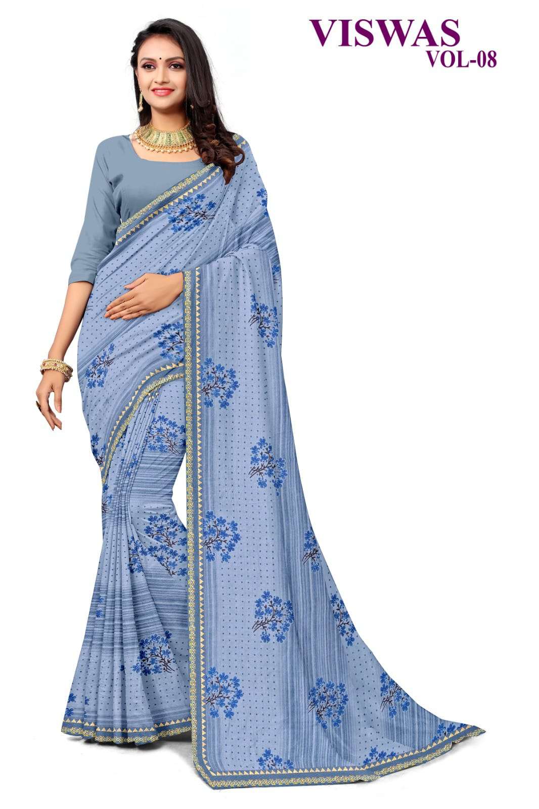 KAMYA VISWAS-8 CHIFFON SAREES Wholesale catalog