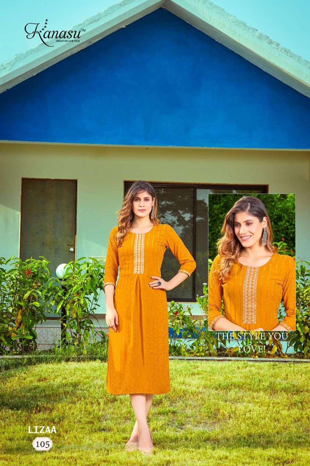 Gold Chanderi Kurta Shop Indian Chanderi Kurti Designs Online at Peeli Dori