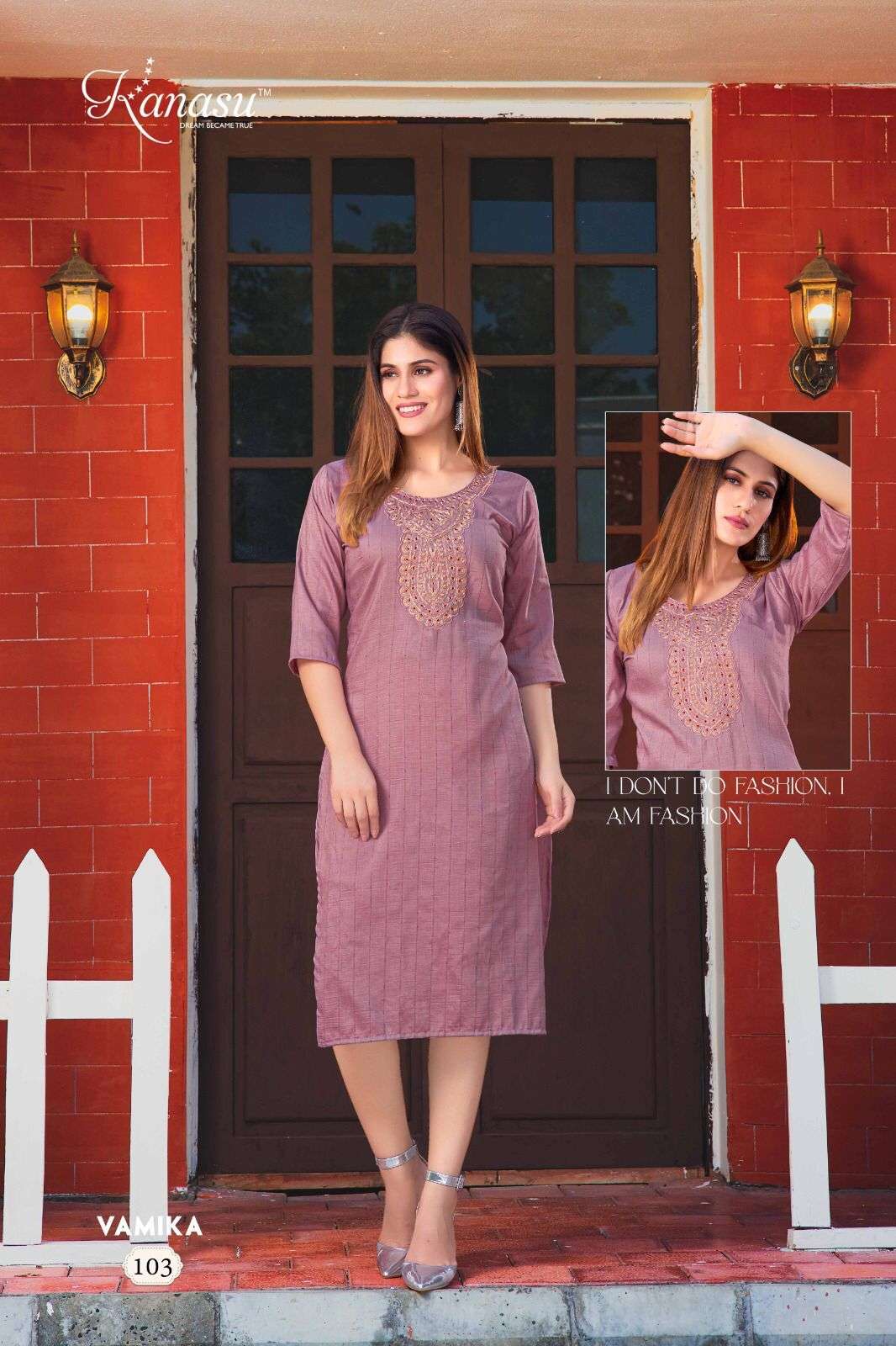 KANASU VAMIKA STRAIGHT WITH HEAVY TARWORK KURTI Wholesale catalog