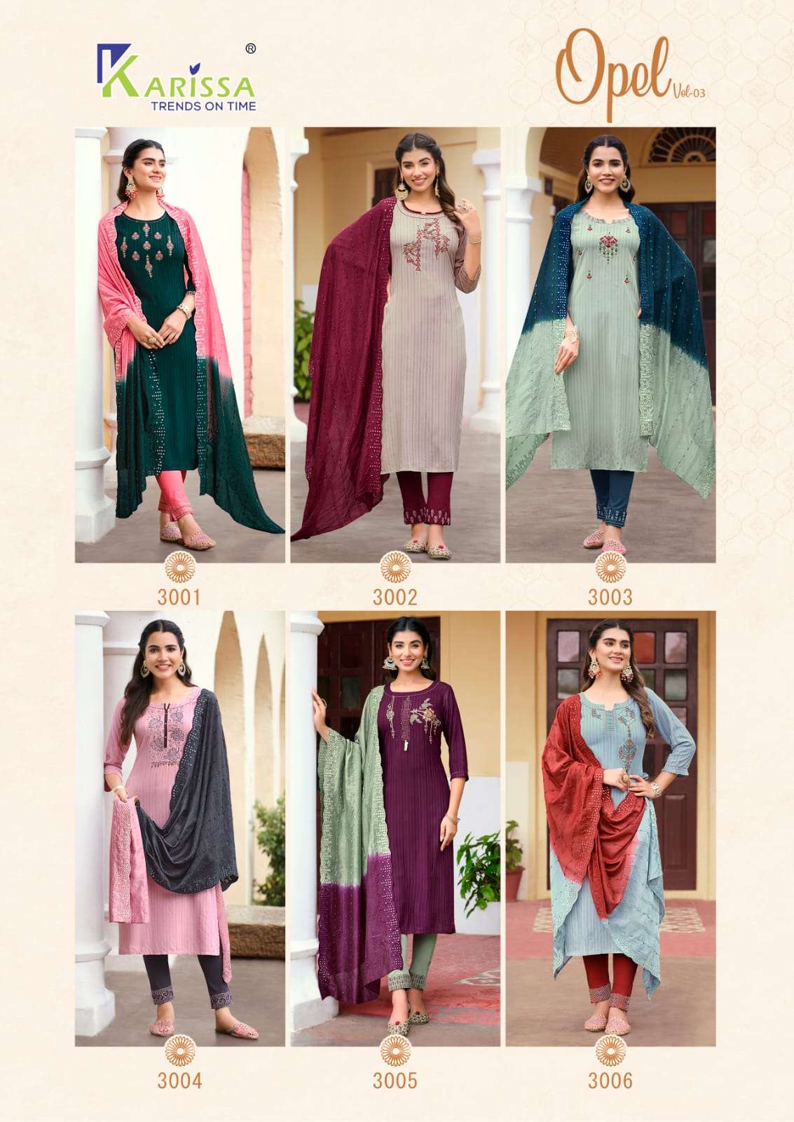 KARISSA OPEL vol -3 Rayon Kurti Wholesale catalog
