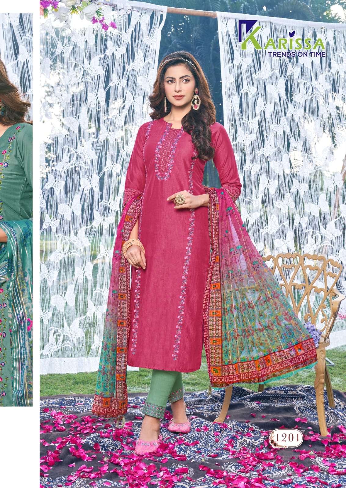 KARISSA RAAS Trendy premium viscose chinon Kurti Wholesale catalog