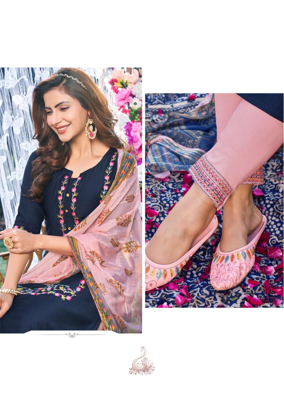 KARISSA RAAS Trendy premium viscose chinon Kurti Wholesale catalog